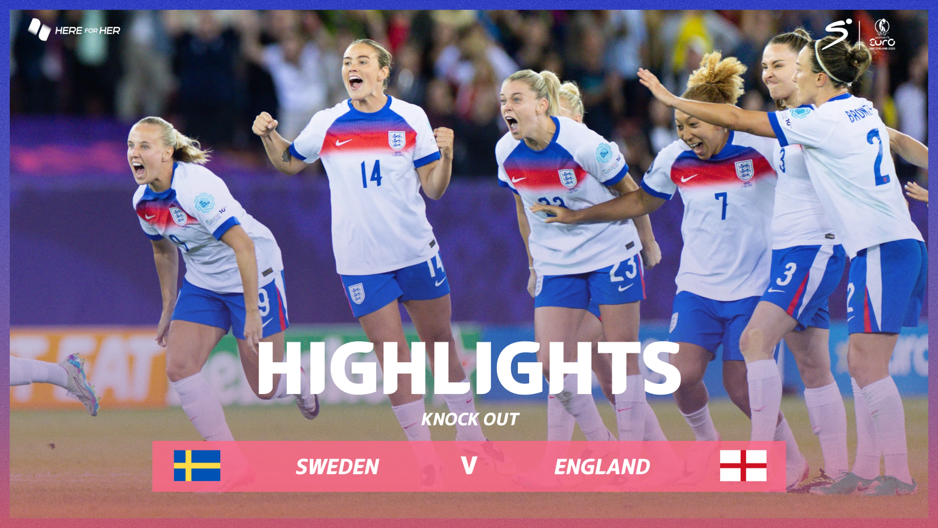 Sweden v England | Match Highlights | UEFA Women's Euro