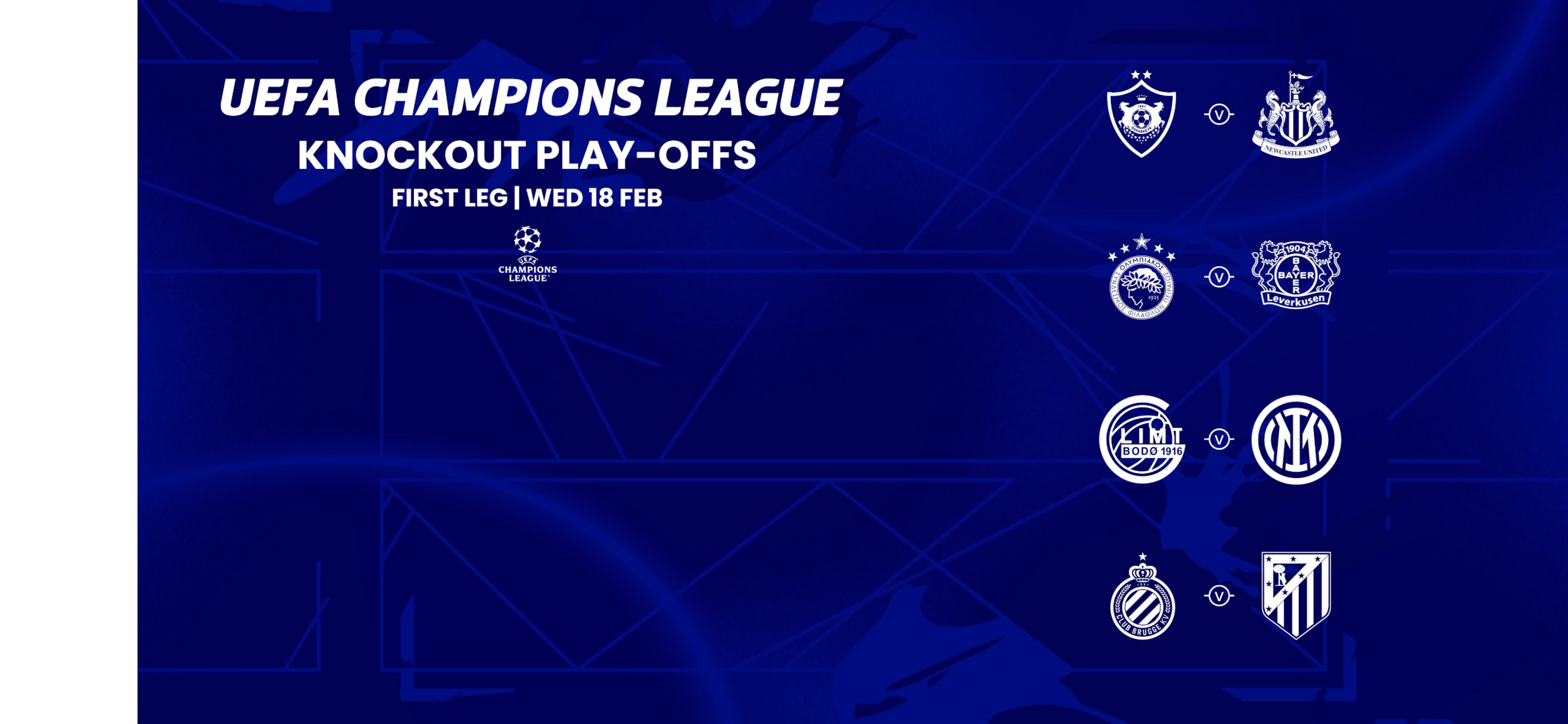 UEFA Champions League Playoffs – Wednesday night preview