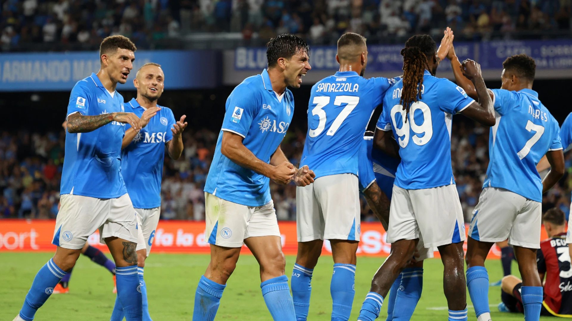 Kvaratskhelia guides Conte's Napoli to win over Bologna