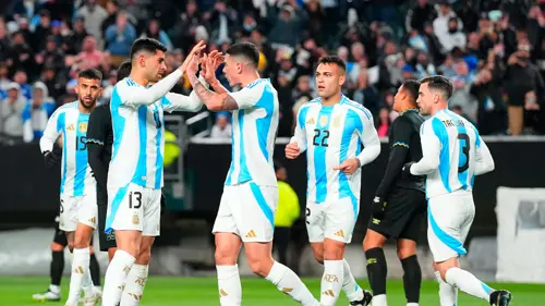 Argentina down El Salvador in friendly without Messi