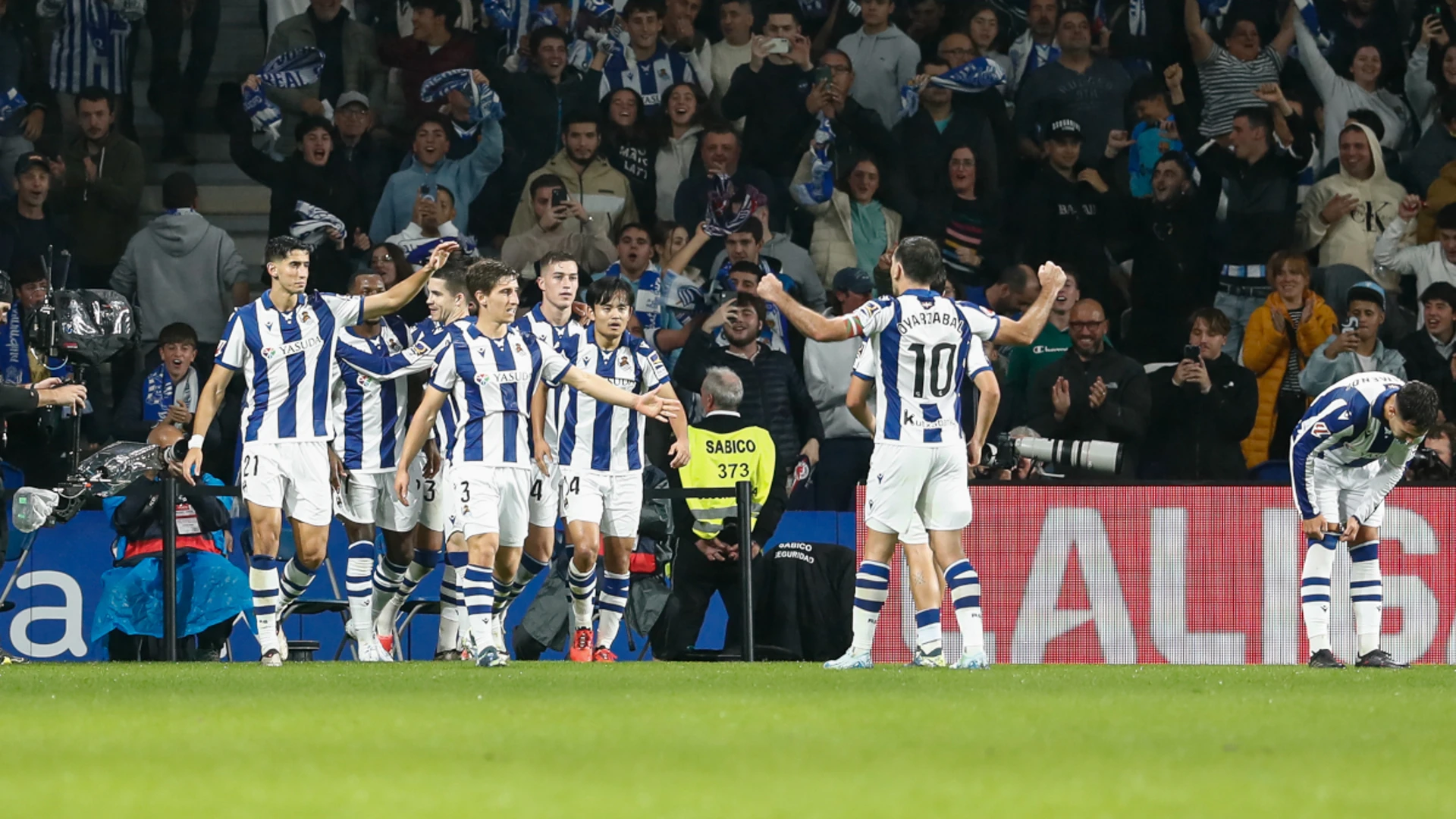 Liga leaders Barca stumble in controversial defeat at Real Sociedad