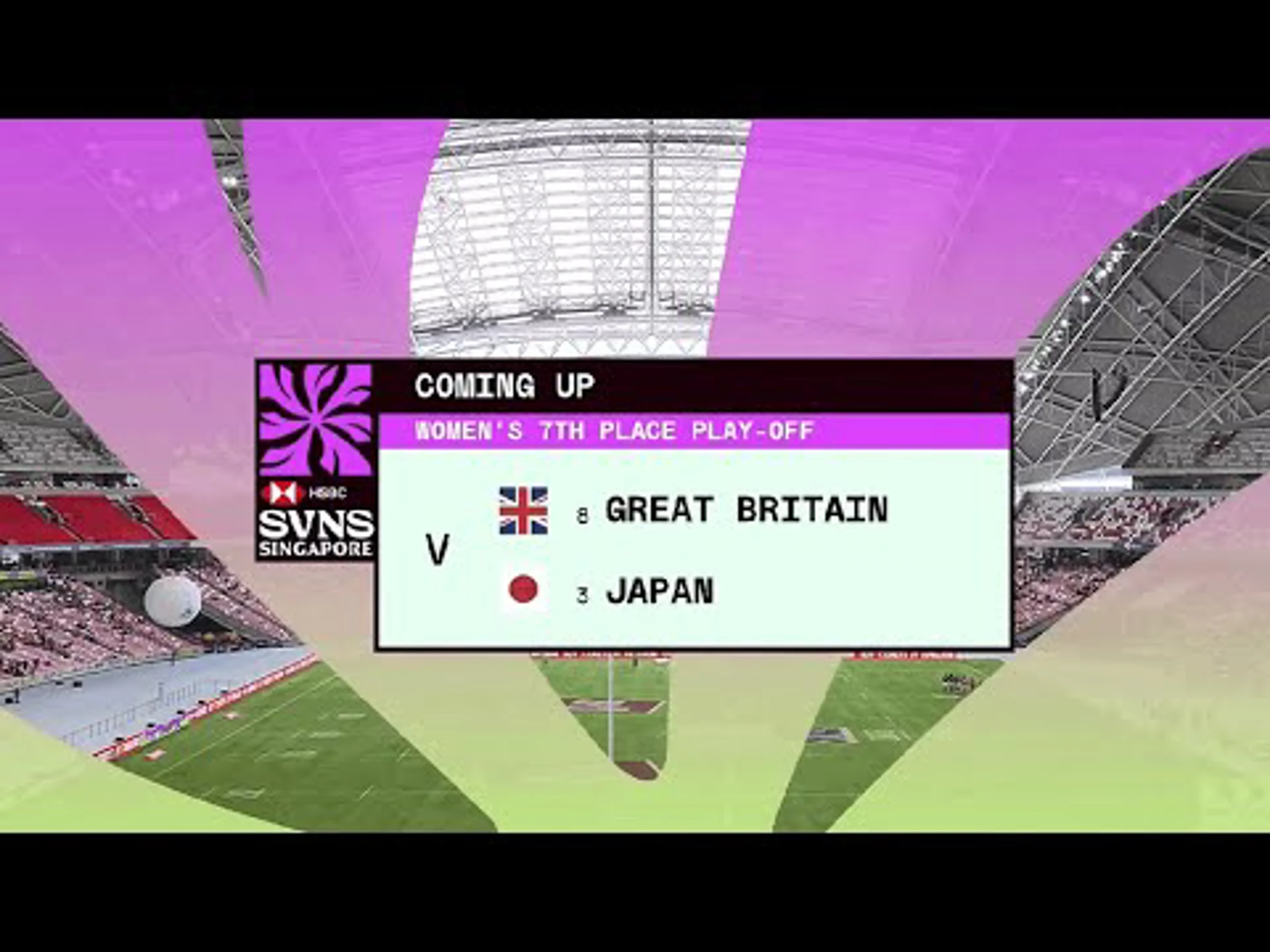 Great Britain | Japan | 7th Place Highlights | World Rugby HSBC Women's Sevens Series Singapore
