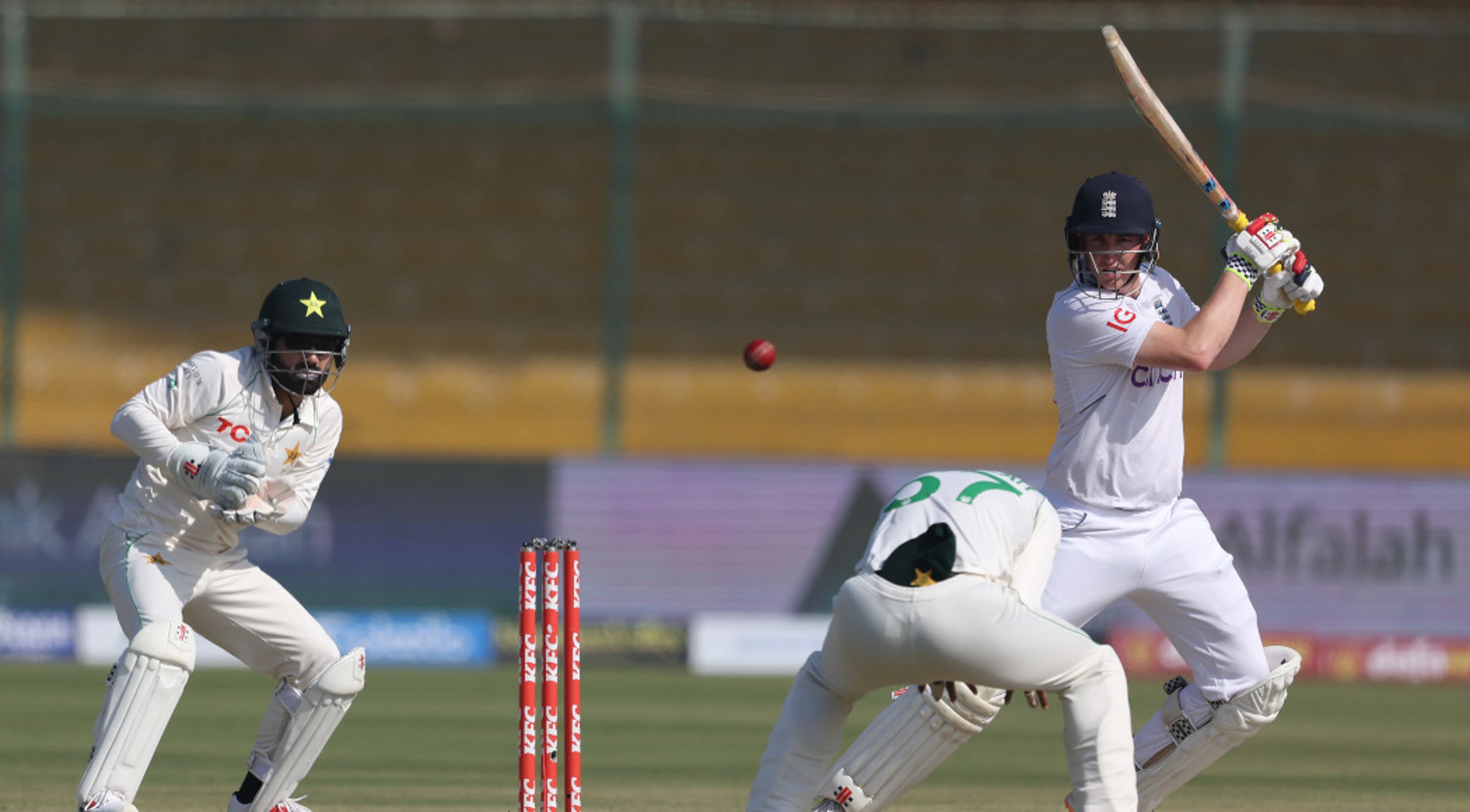 Brook's century gives England edge in third Pakistan test
