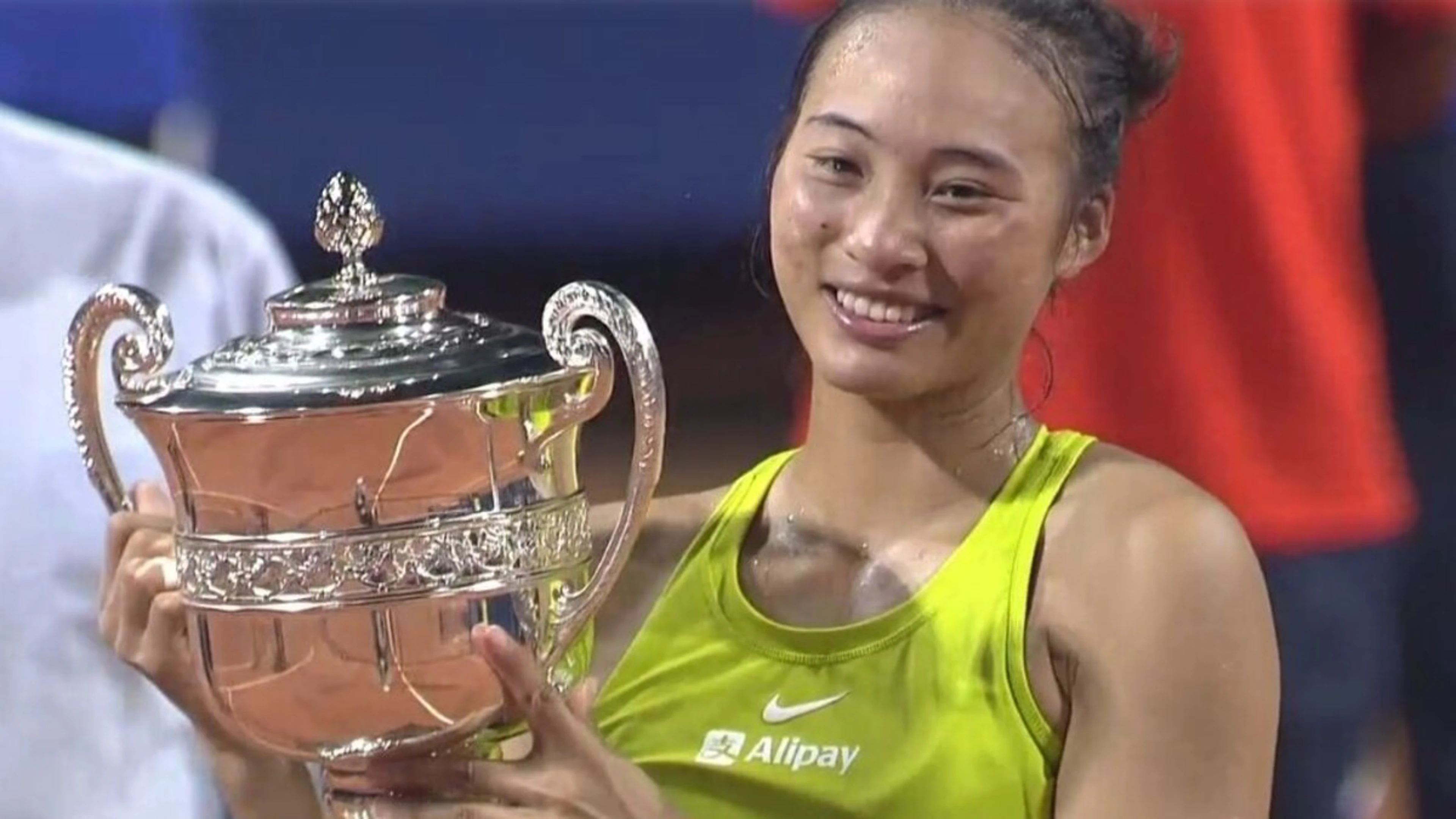 China's Zheng Qinwen wins maiden WTA title