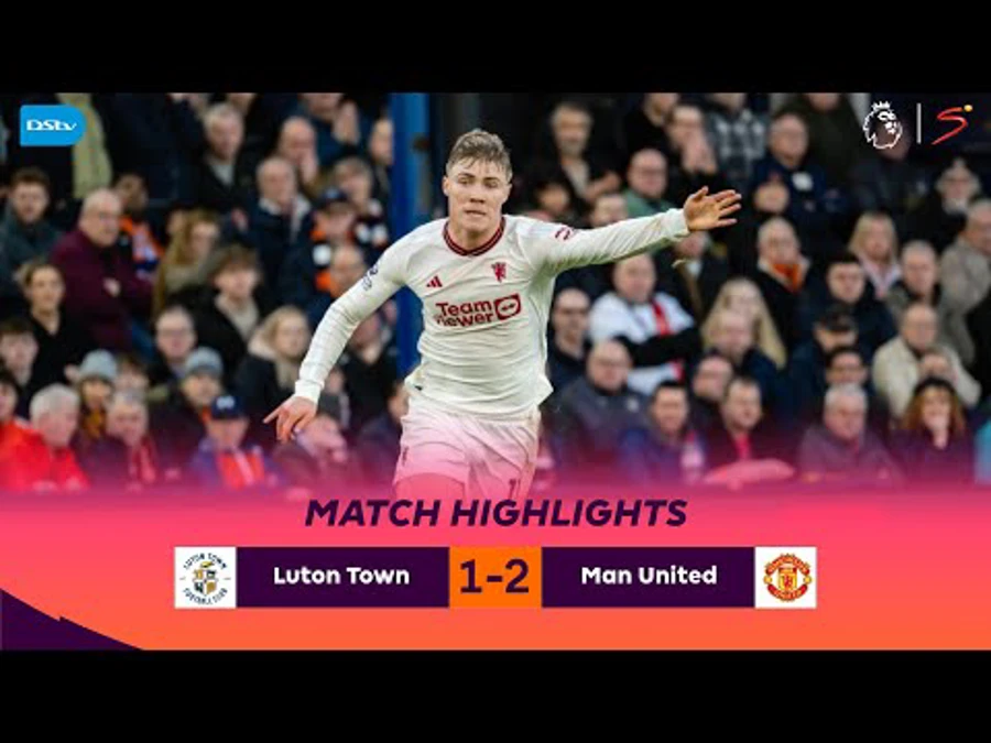 Luton V Manchester United Match In 3 Minutes Premier League