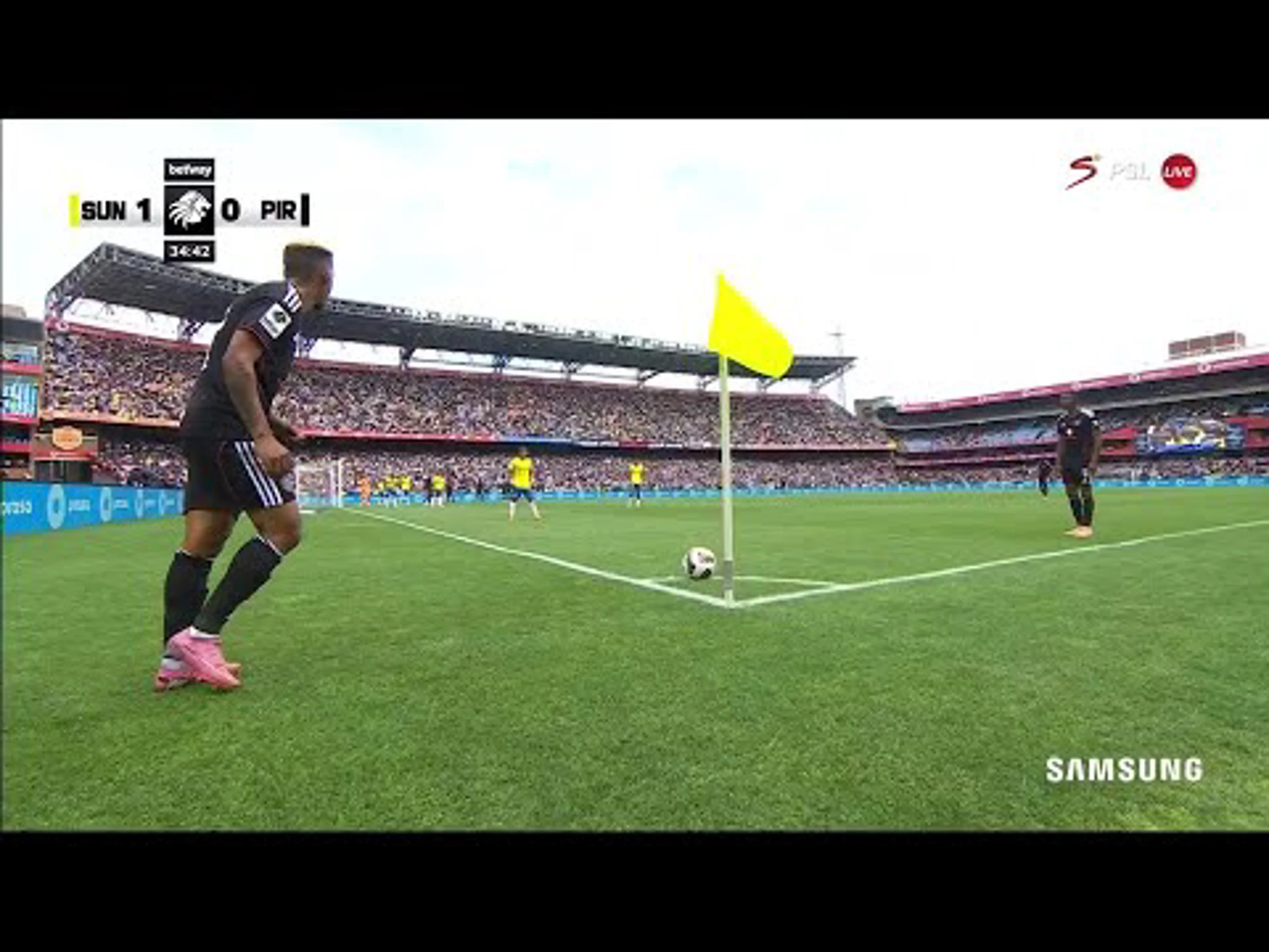 Cemran Dansin with a Spectacular Short Goal vs. Mamelodi Sundowns