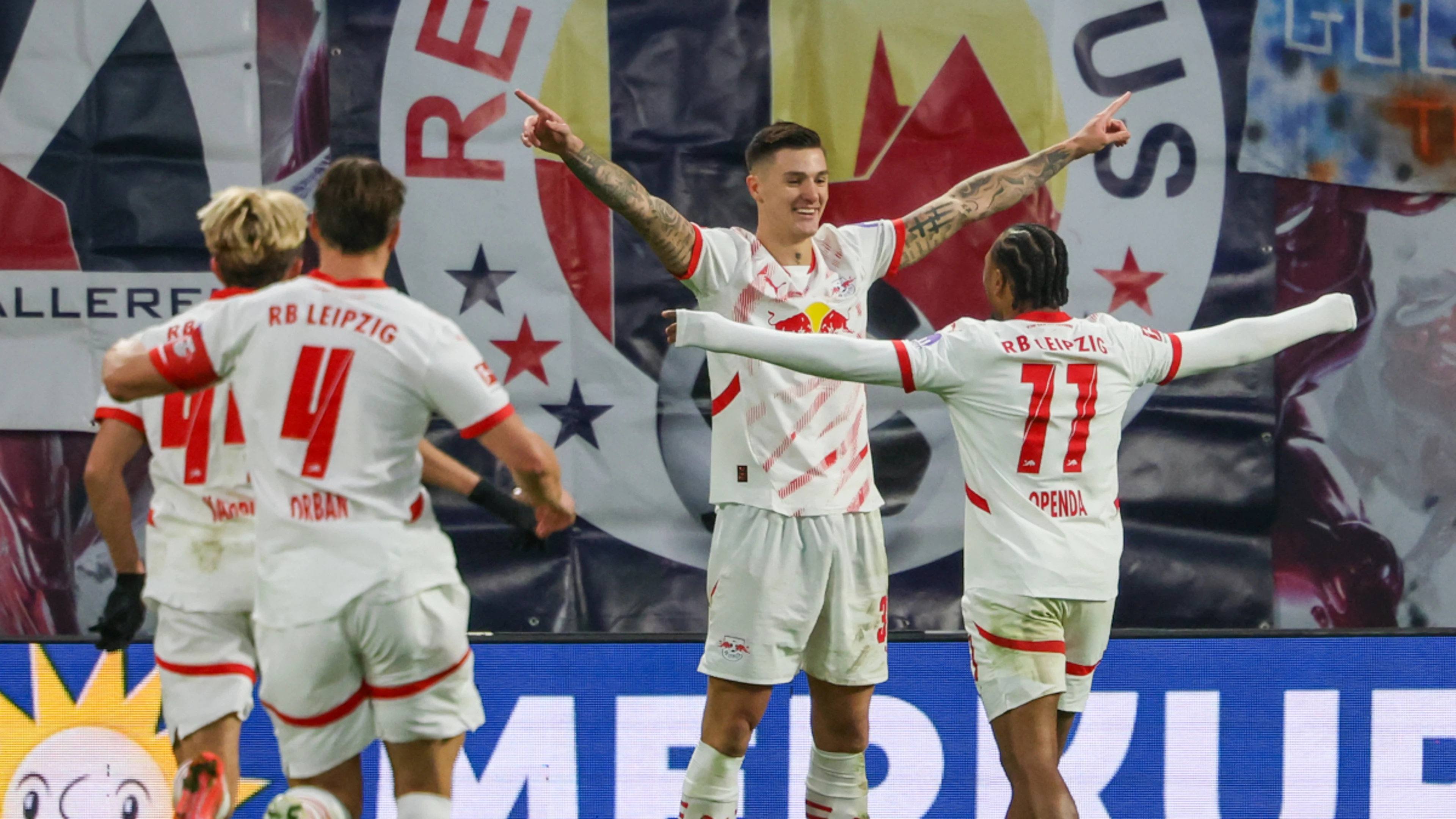 Leipzig thump Bremen as new Red Bull boss Klopp watches on