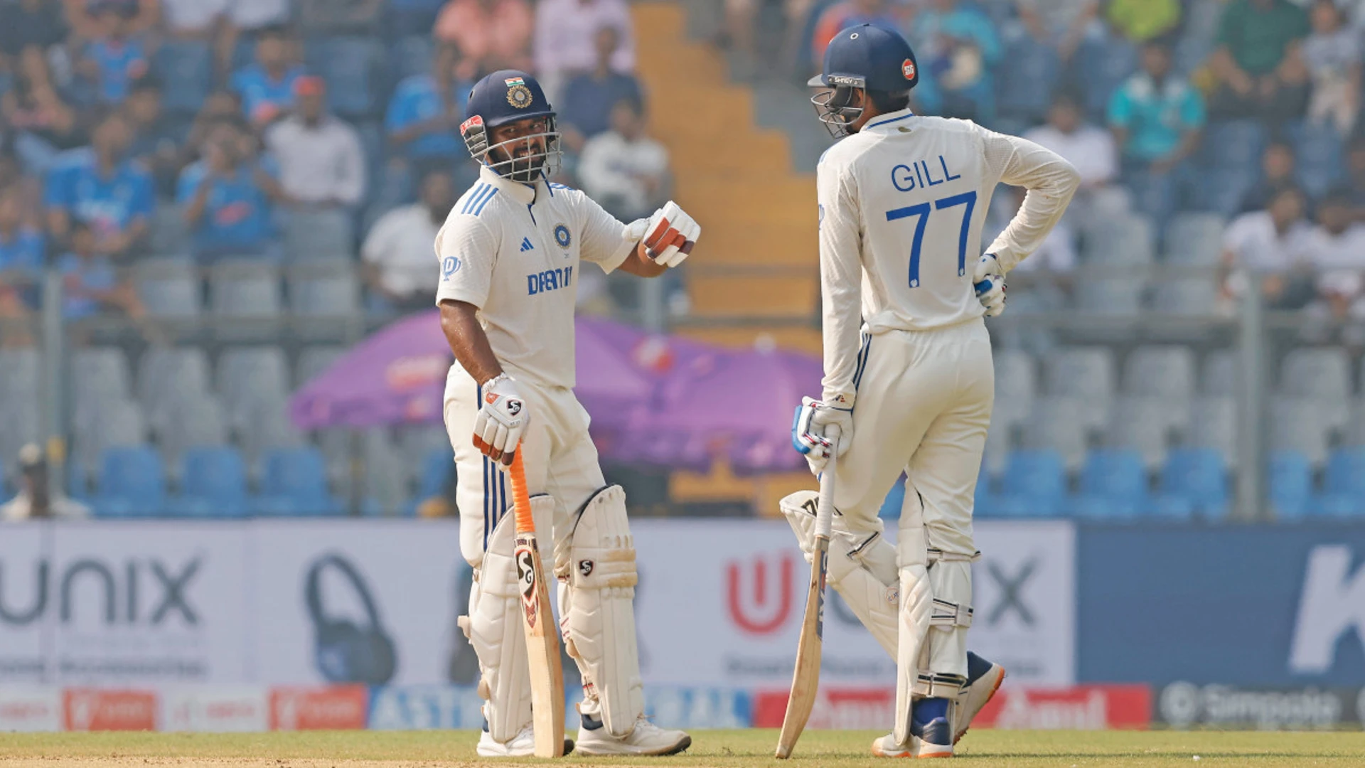 Gill, Pant sparkle as India reach 195-5 at lunch