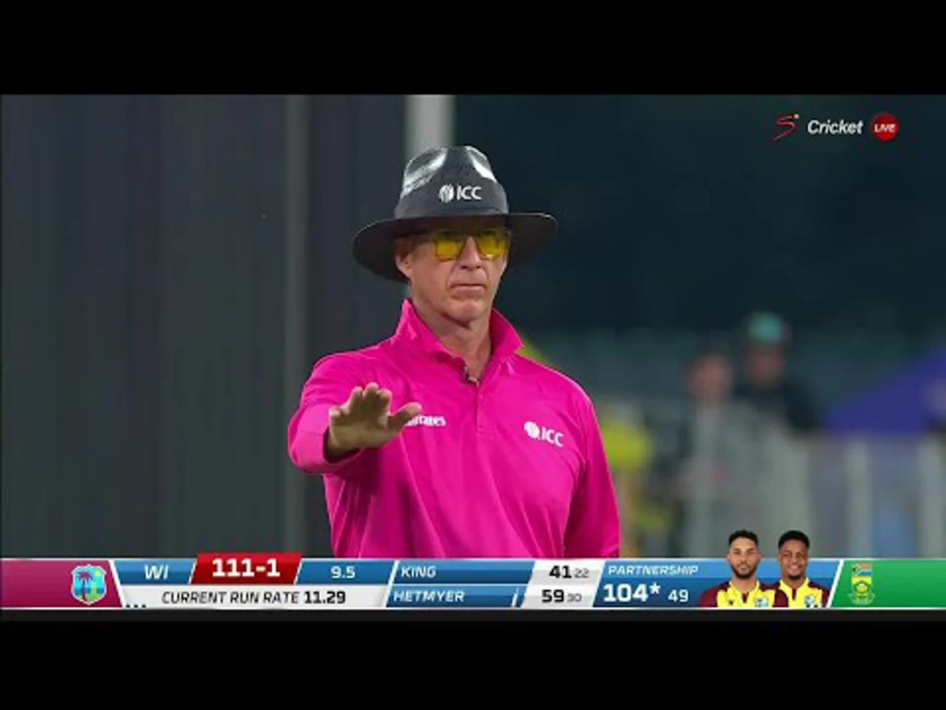 Shimron Hetmyer Top Runs vs. South Africa