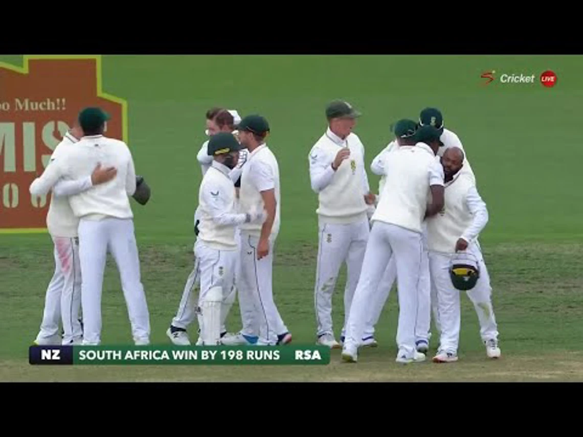 New Zealand v South Africa | 2nd Test | Day 5 | Highlights