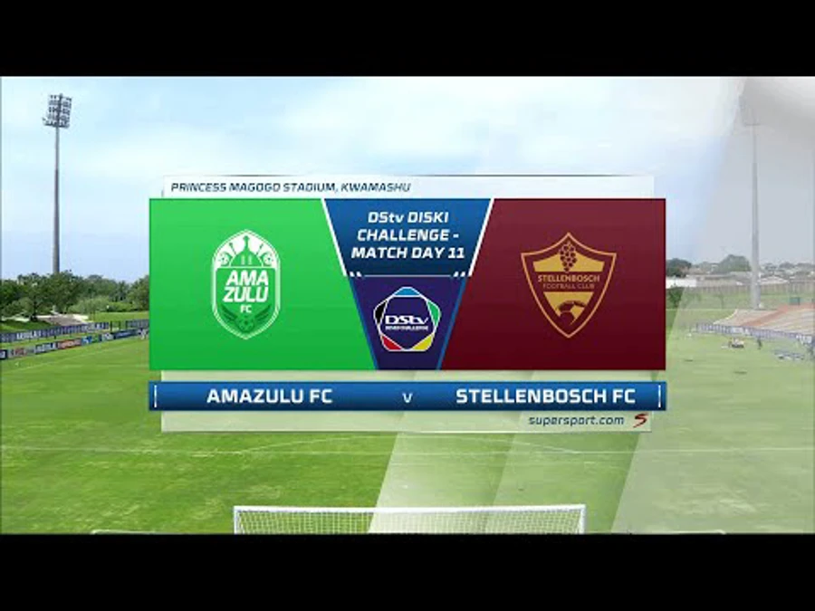 AmaZulu v Stellenbosch FC | Match Highlights | DStv Diski Challenge ...