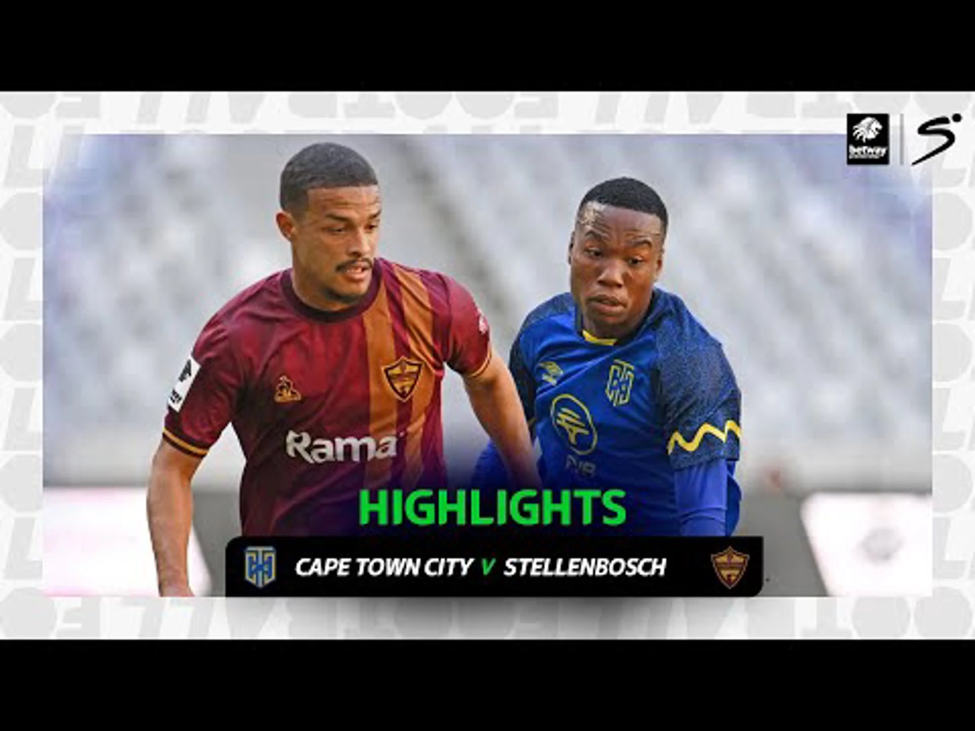 Cape Town City v Stellenbosch | Match in 3 | Betway Premiership