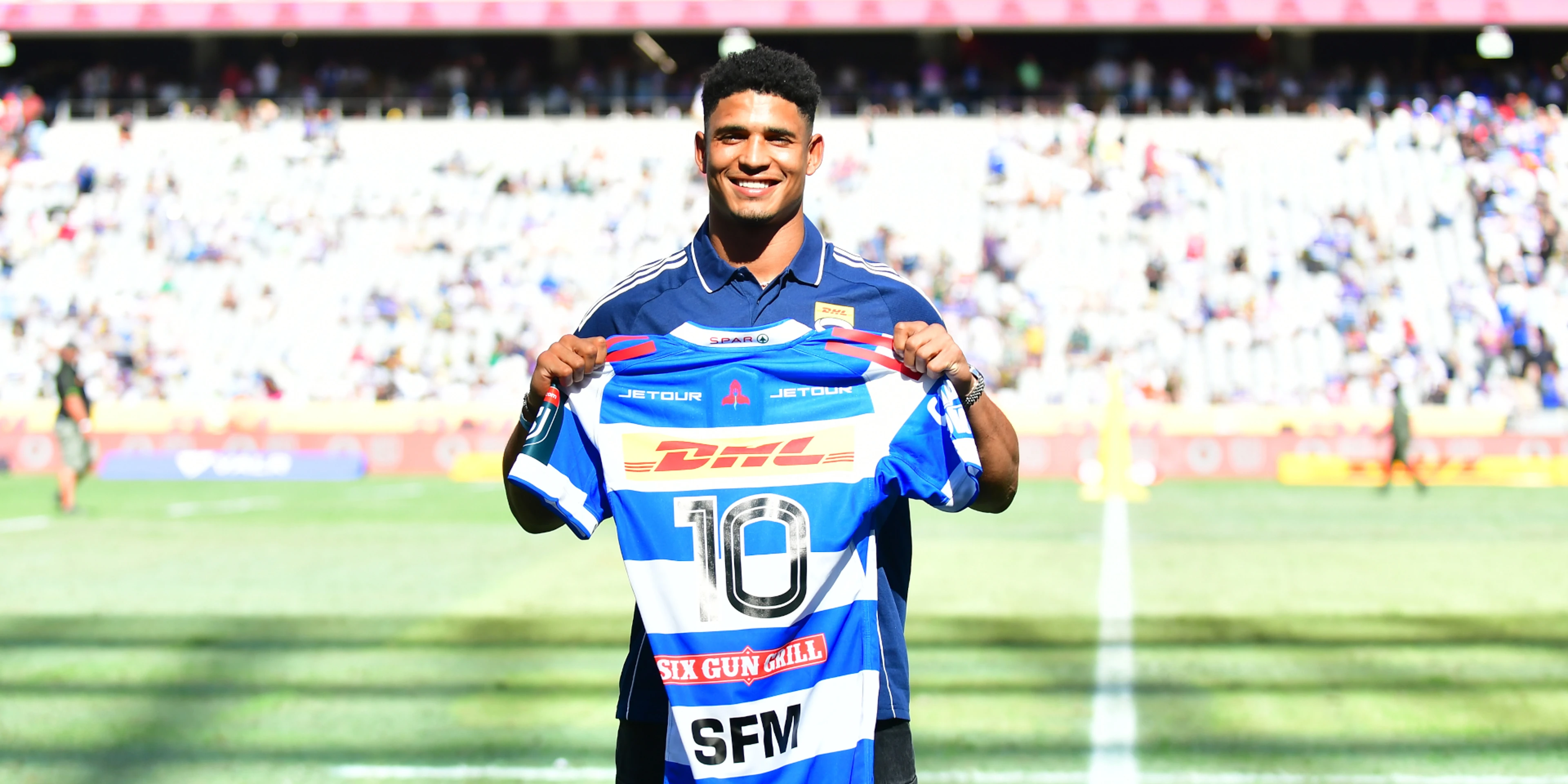 Sacha’s long-term commitment to Stormers confirmed in halftime announcement