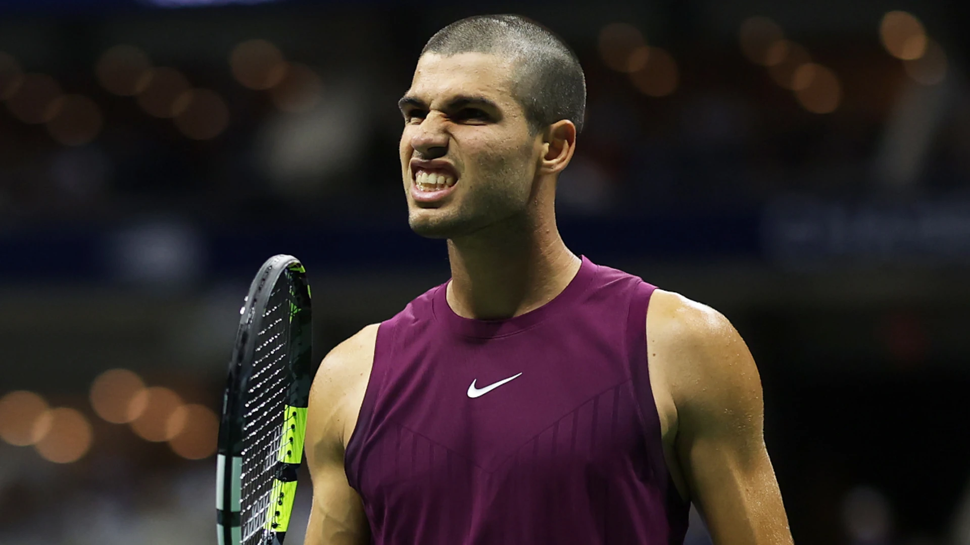 Alcaraz mows down Darderi to reach US Open last 16