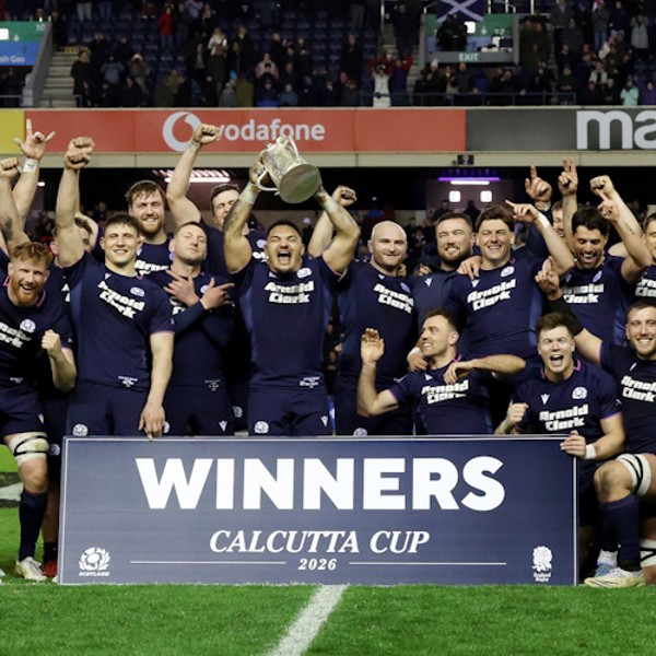 OLD RIVALS: Jones strikes twice as Scotland end England's unbeaten run in style