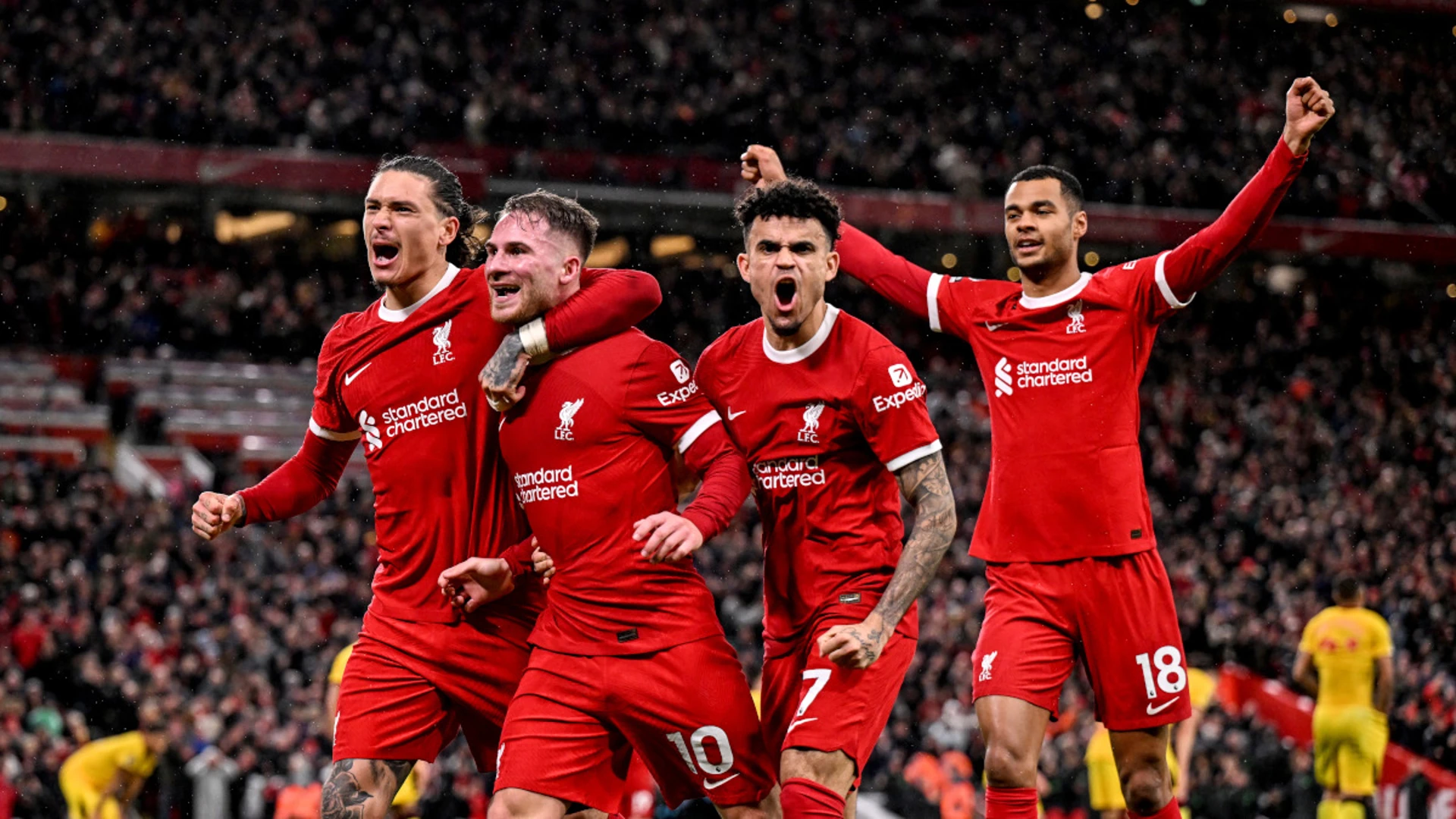 Mac Allister's rocket fires Liverpool back to the top