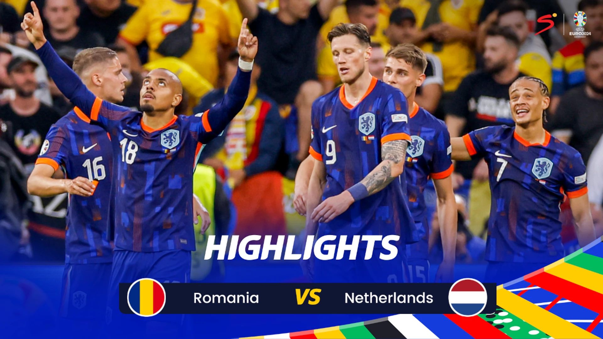 Romania v Netherlands - Game Highlights