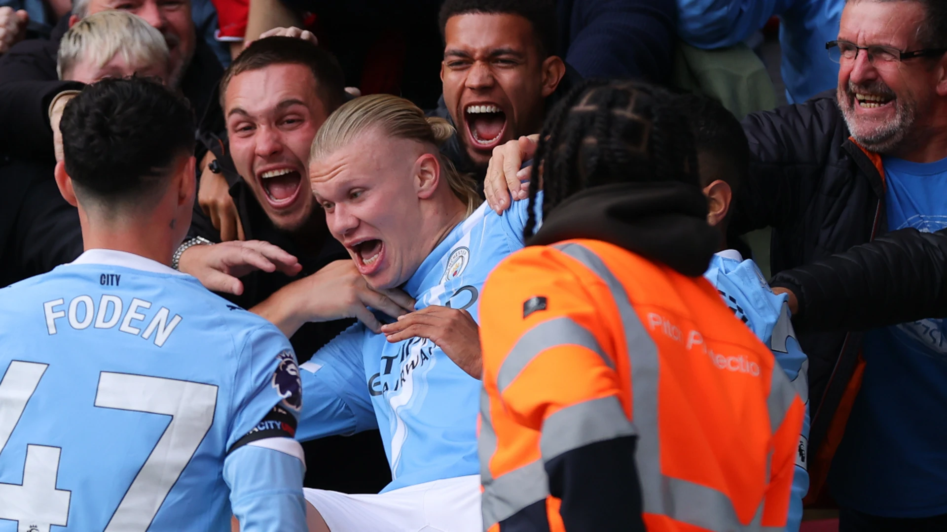 Haaland fires Man City to win at Brentford, Everton end Palace's unbeaten run