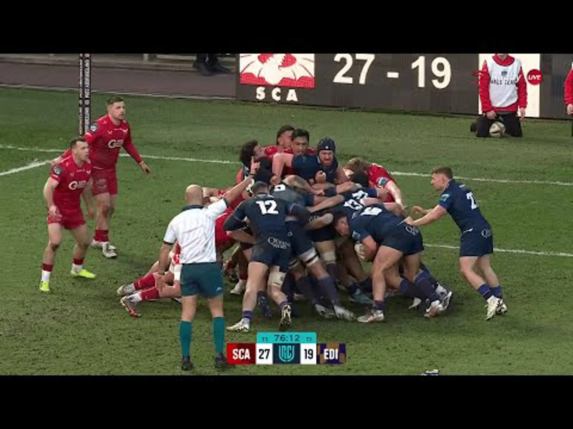 Scarlets v Edinburgh Rugby | Match in 3 Minutes | Vodacom United Rugby Championship