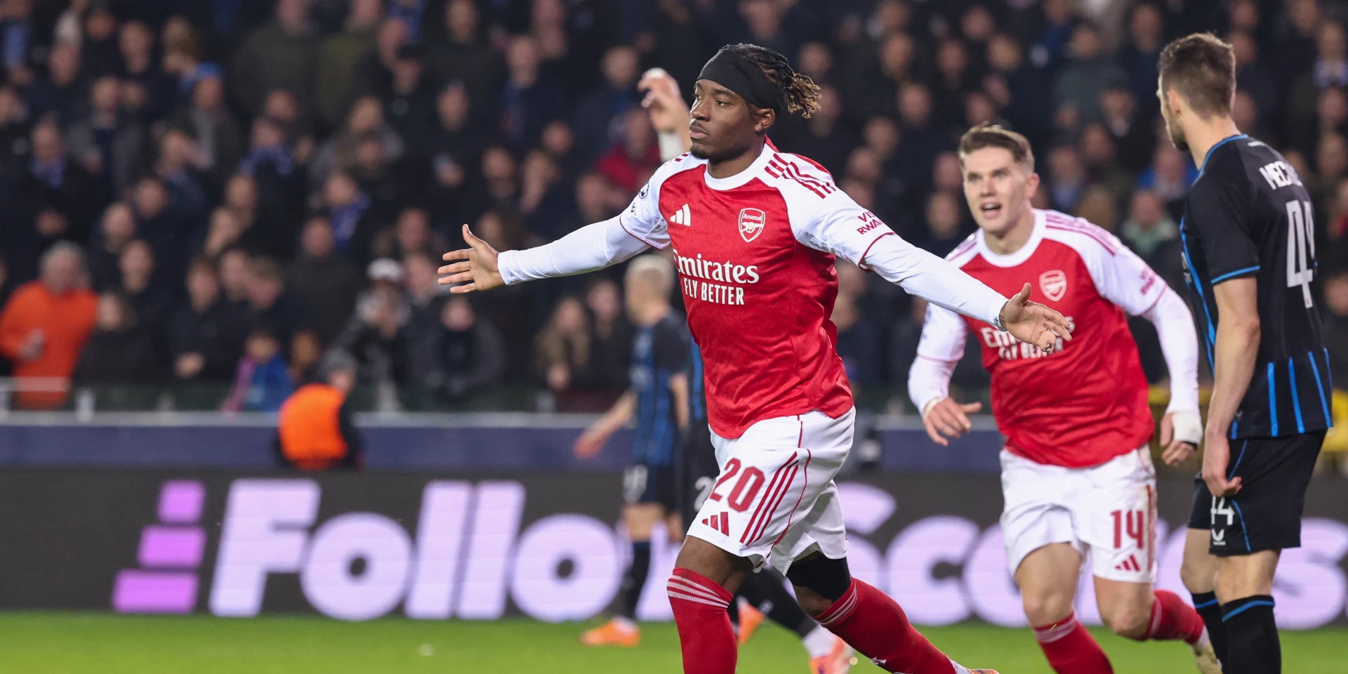 Arsenal crush Club Brugge to stay perfect in Champions League