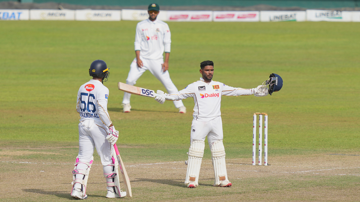 DAY 2: Nissanka ton puts Sri Lanka on top in second Bangladesh test