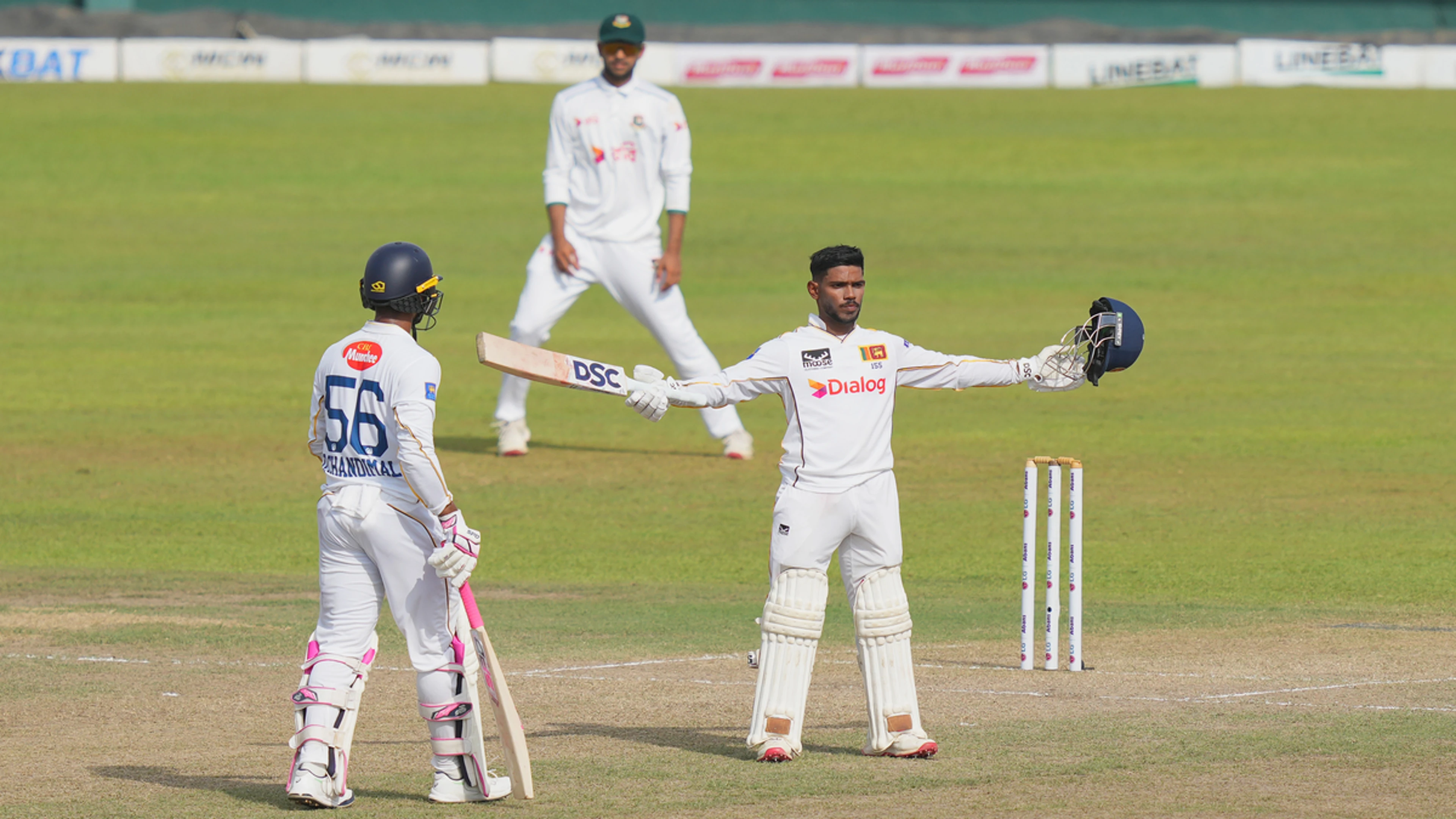 DAY 2: Nissanka ton puts Sri Lanka on top in second Bangladesh test