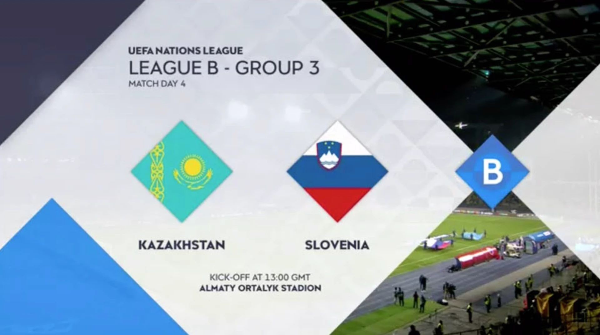 Kazakhstan v Slovenia | Match Highlights | UEFA Nations League