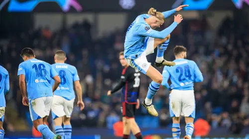 Haaland on target as Man City cruise into Champions League quarters