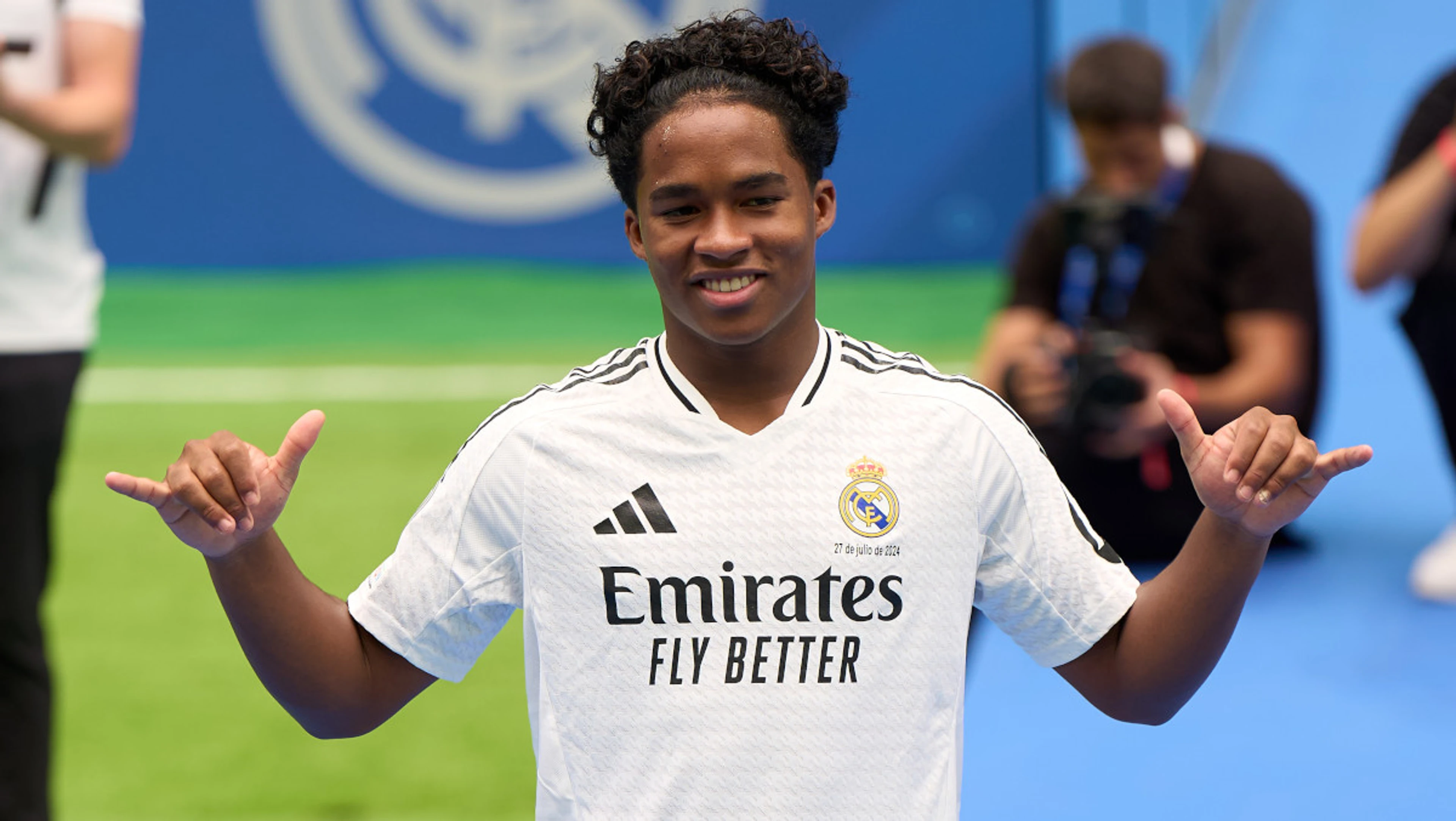 Brazil teenager Endrick unveiled by Real Madrid