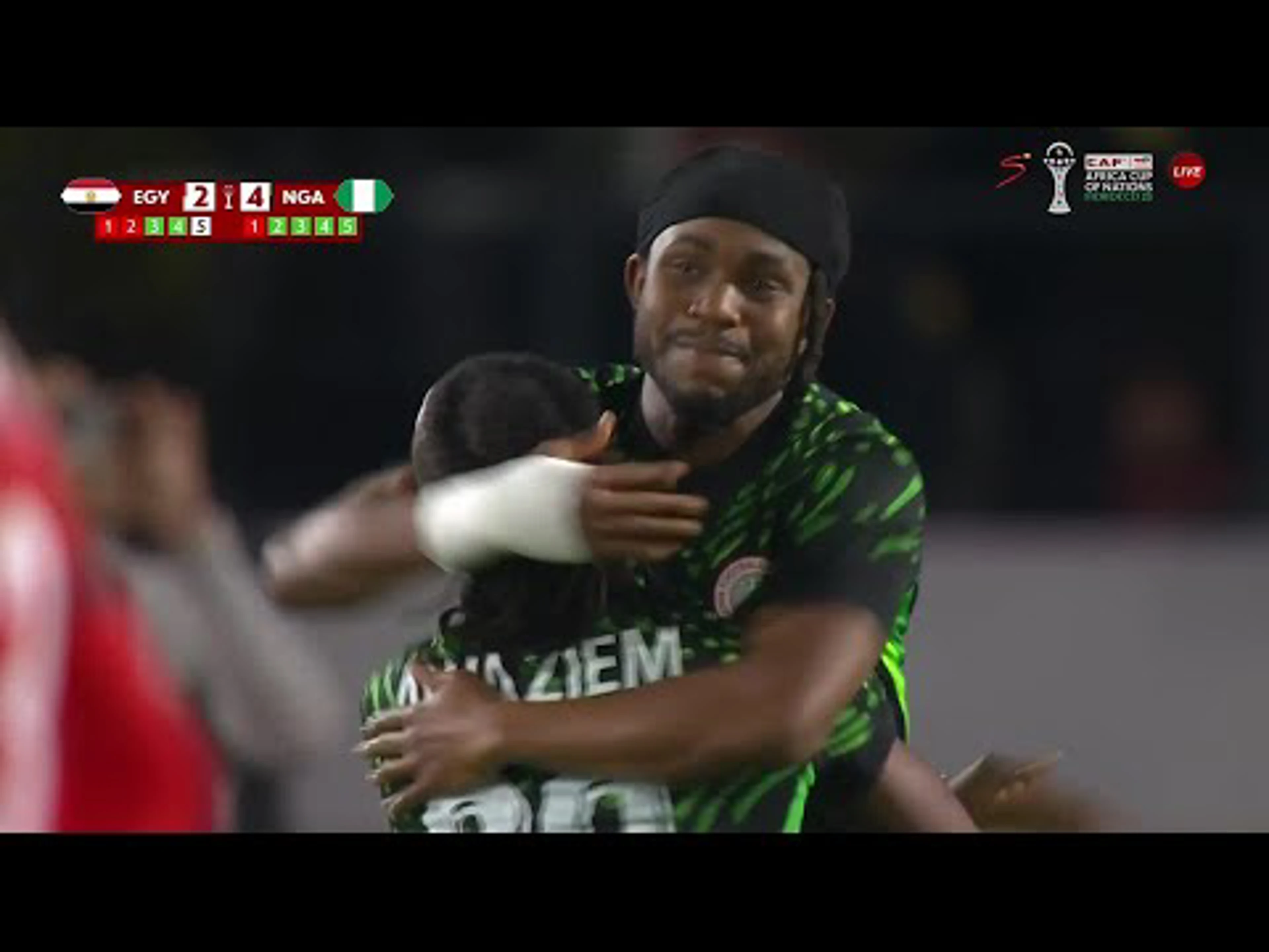 Ademola Lookman with an Spectacular Offensive Act vs. Egypt