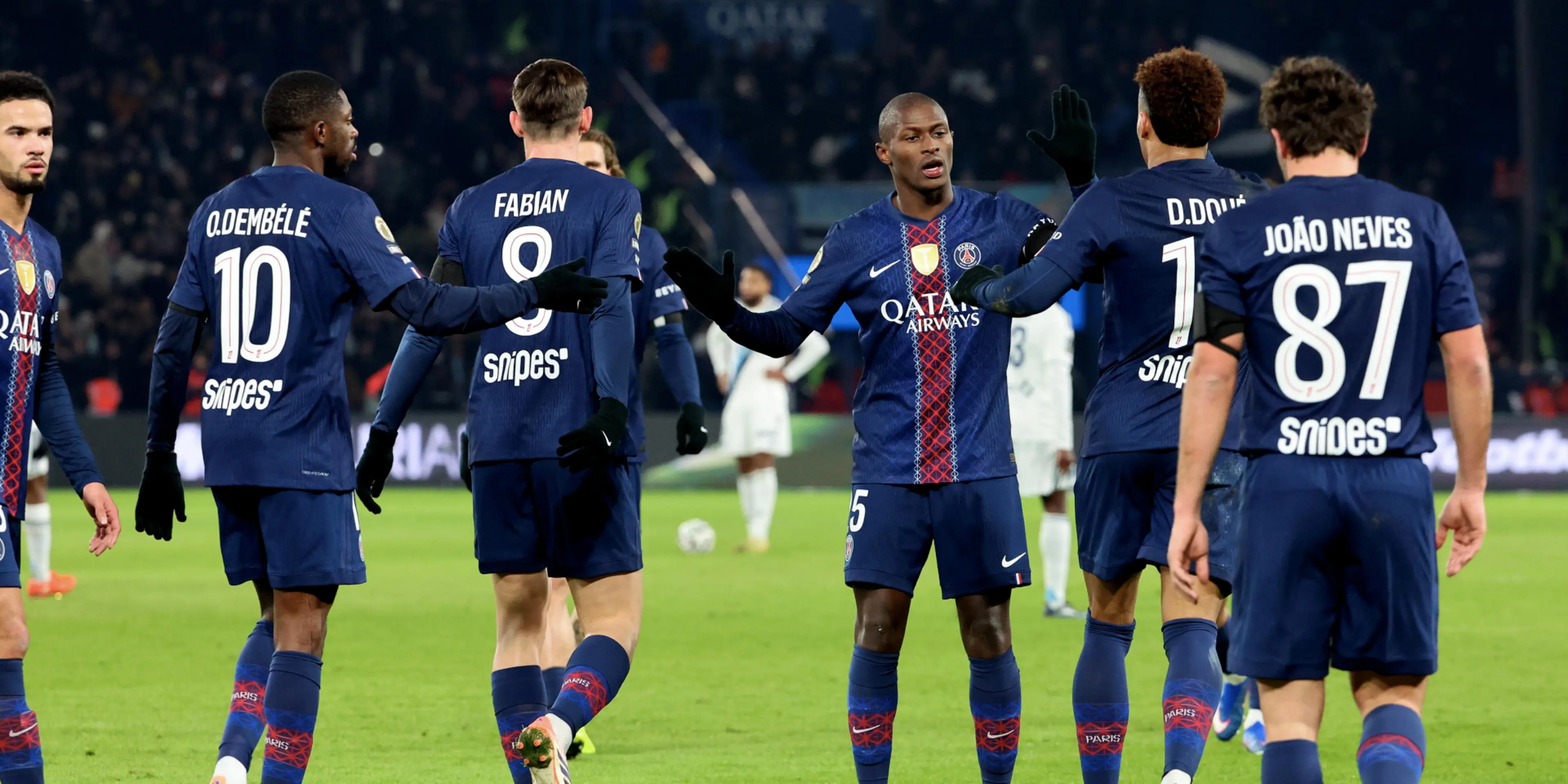 Doue, Dembele light up first Paris derby in over 35 years