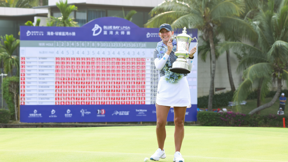 Superb Tardy sweeps to maiden victory at Blue Bay LPGA