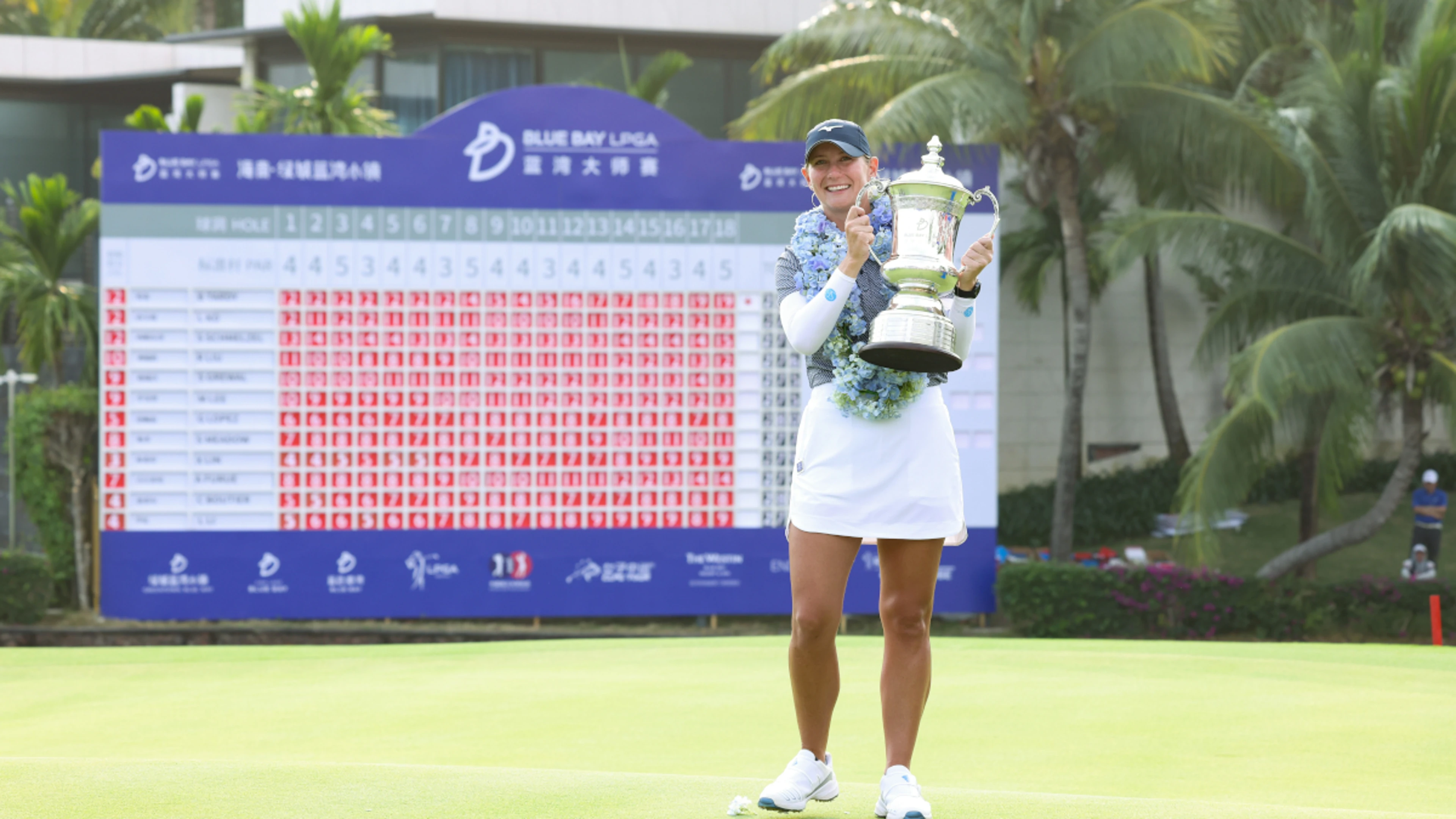 Superb Tardy sweeps to maiden victory at Blue Bay LPGA