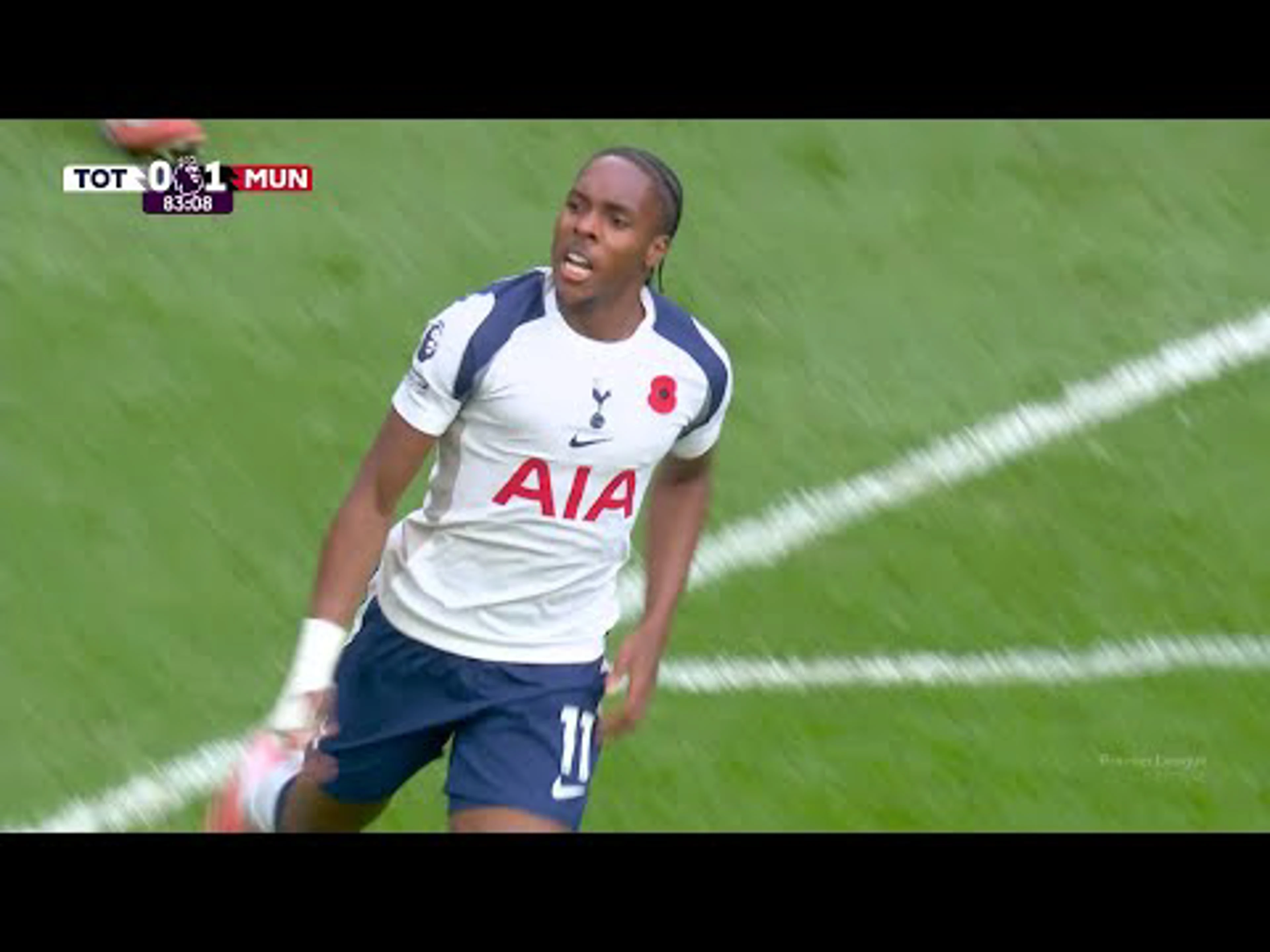 Mathys Tel | 84ᵗʰ Minute Goal v Manchester United