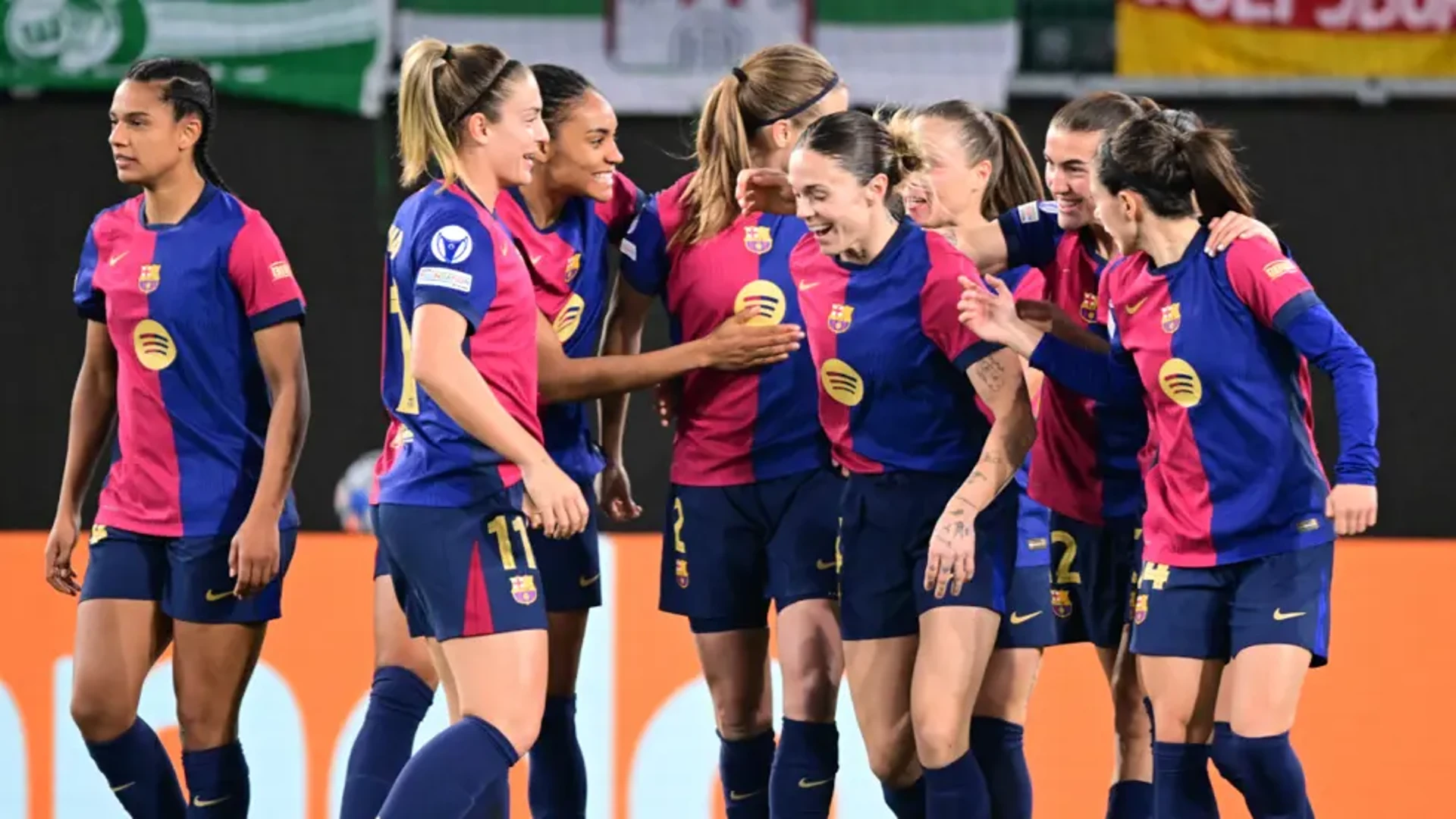WCL: Barca on track for semis after thumping Wolfsburg