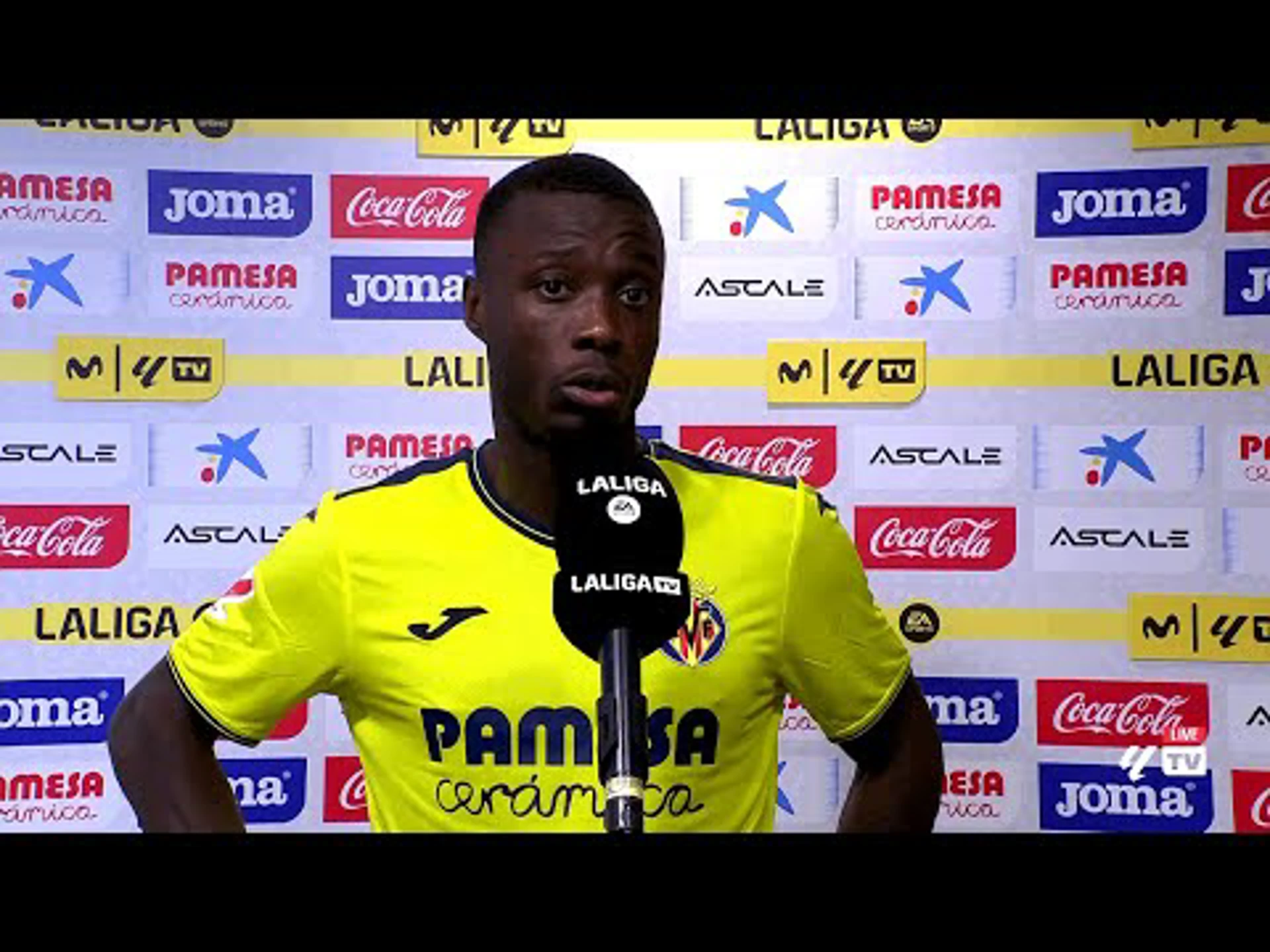 Post-match interview with Nicholas Pepe | Villareal v Las Palmas | La Liga EA Sports Matchday 8