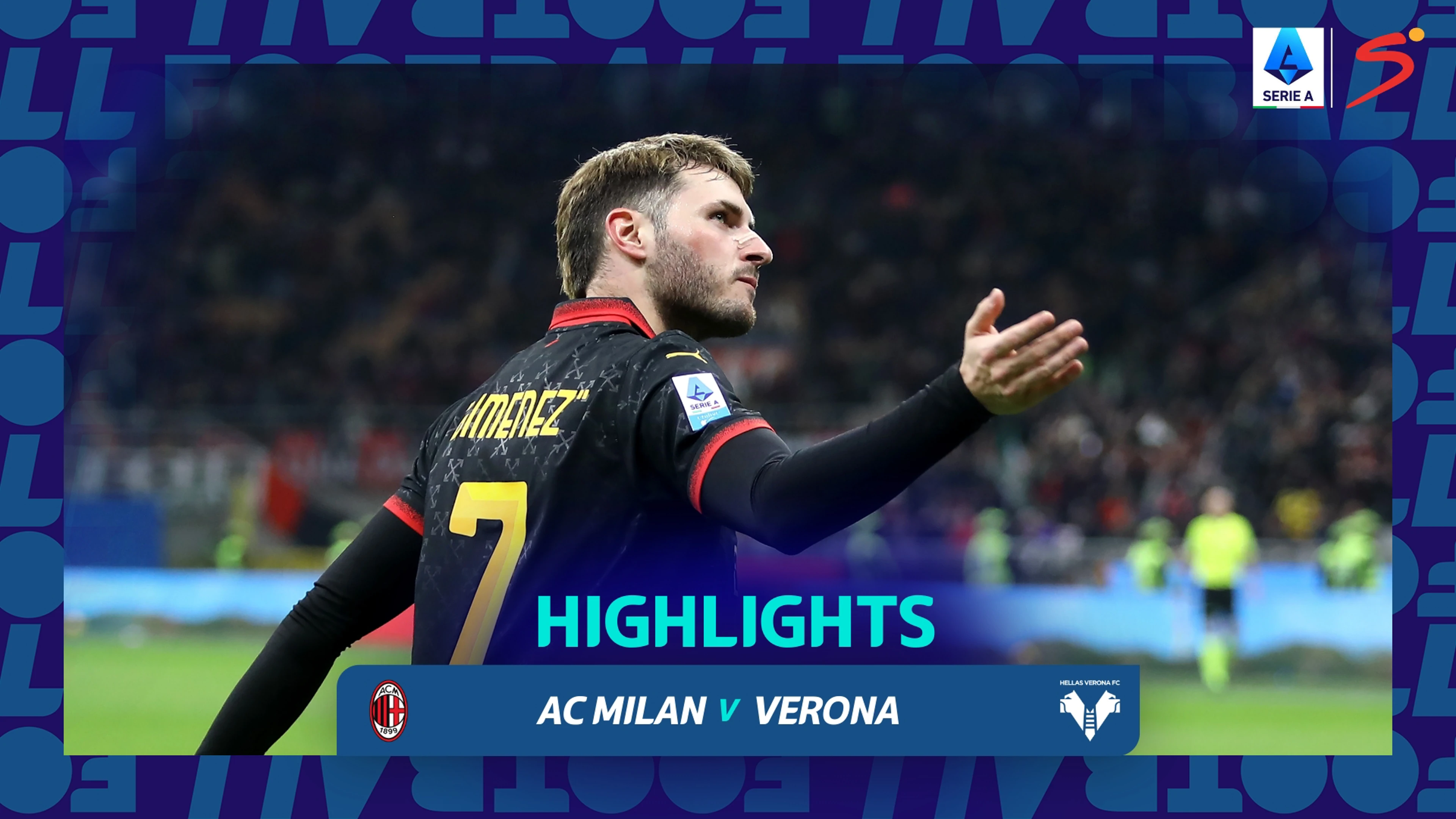 AC Milan v Verona | Match Highlights | Italian Serie A Matchday 25