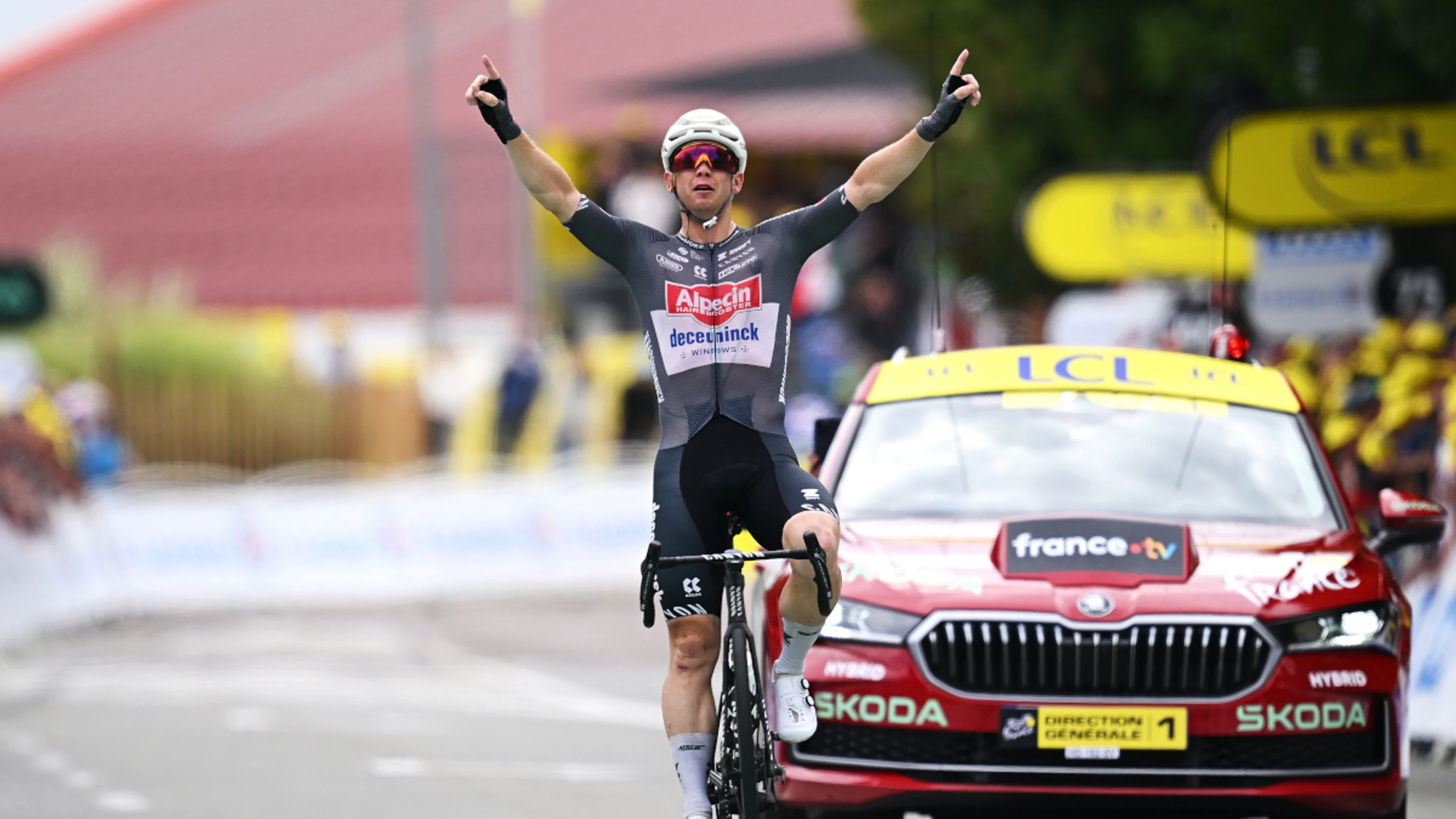 Pogacar on cusp of fourth Tour title as Groves solos to stage 20 win