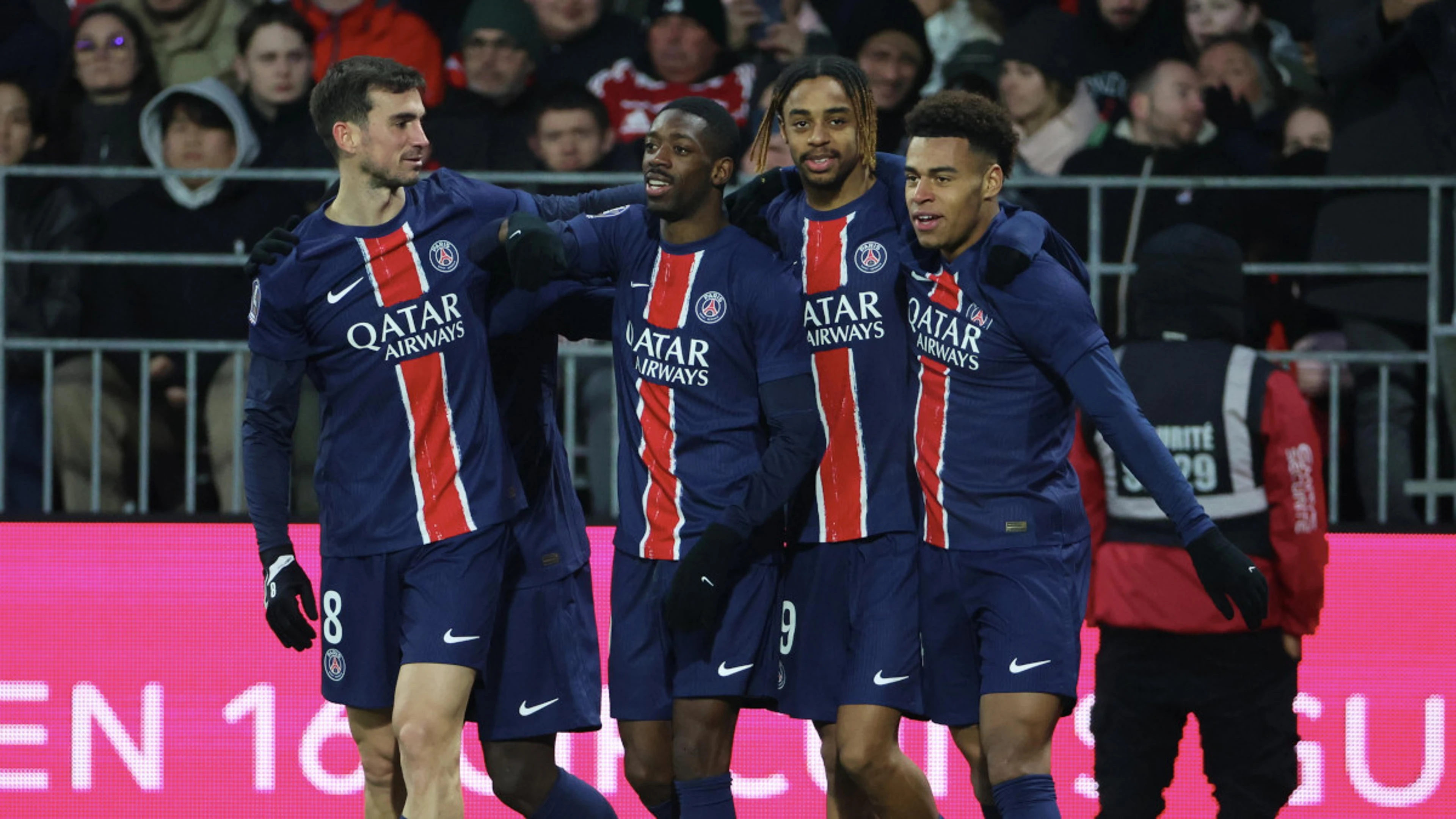 Doue, Barcola secure win at Le Mans as PSG reach French Cup quarters