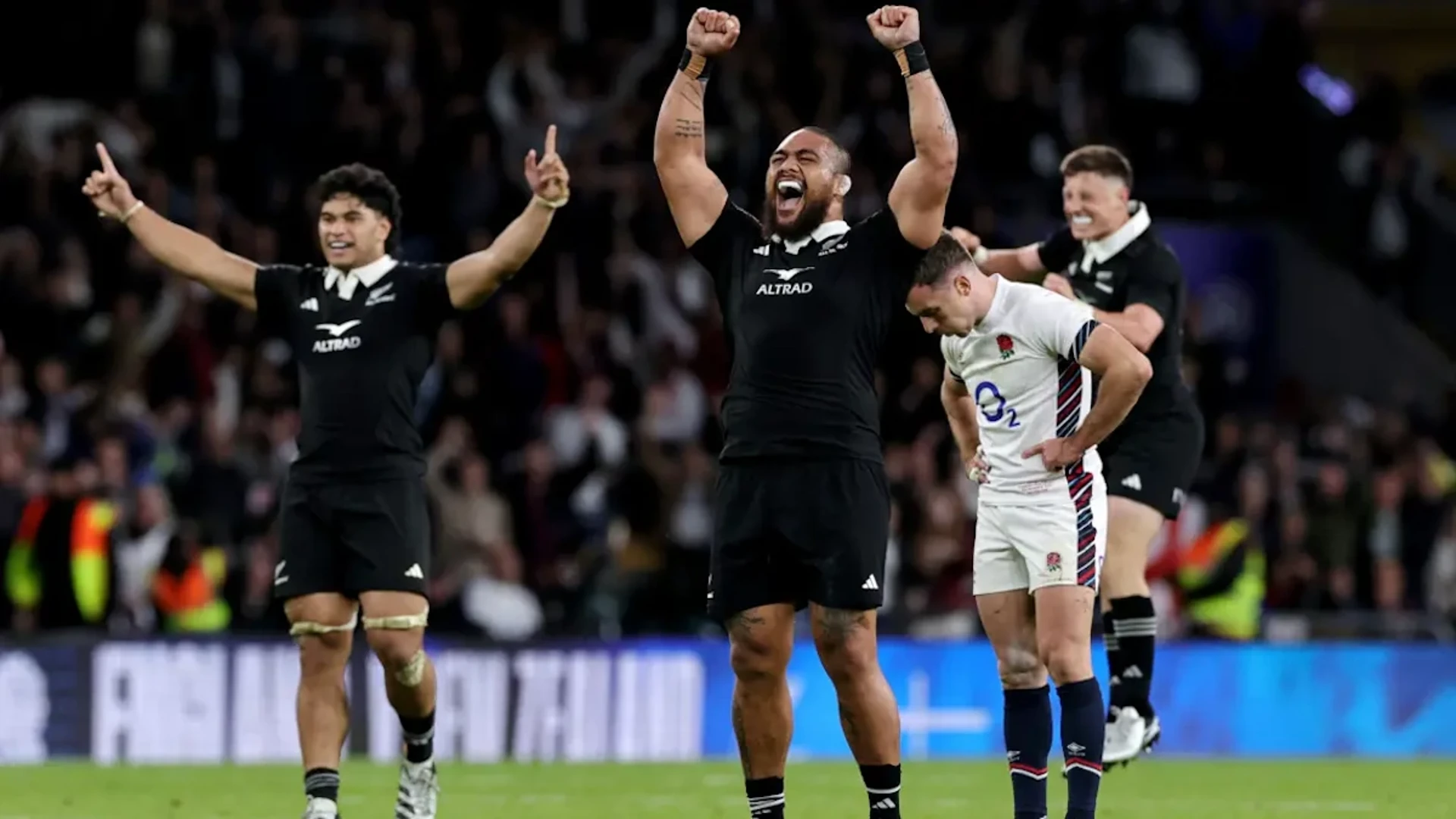 AUTUMN RUGBY: New Zealand edge England in Twickenham thriller