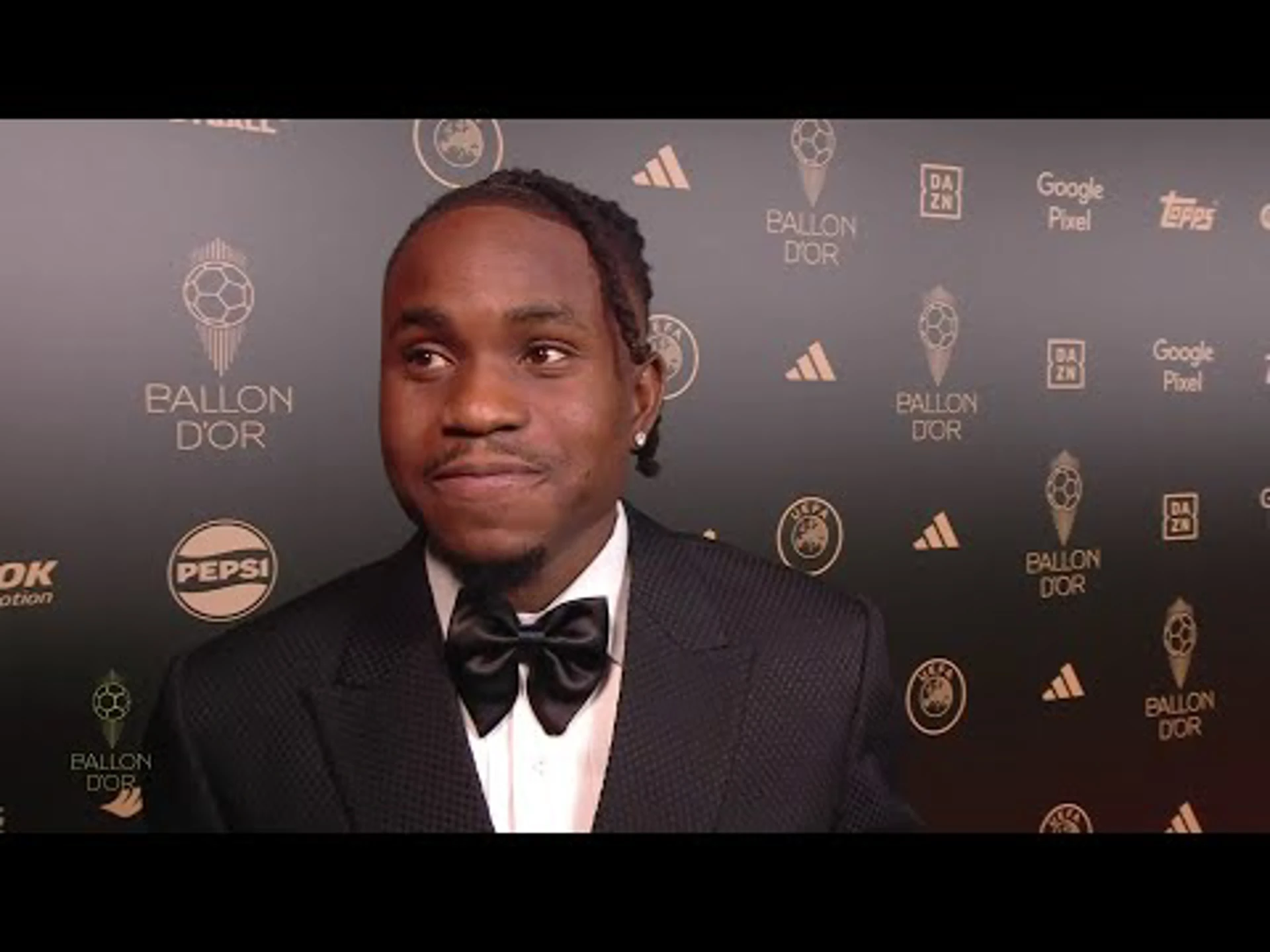 Ademola Lookman red-carpet interview | 2024 Ballon d'Or