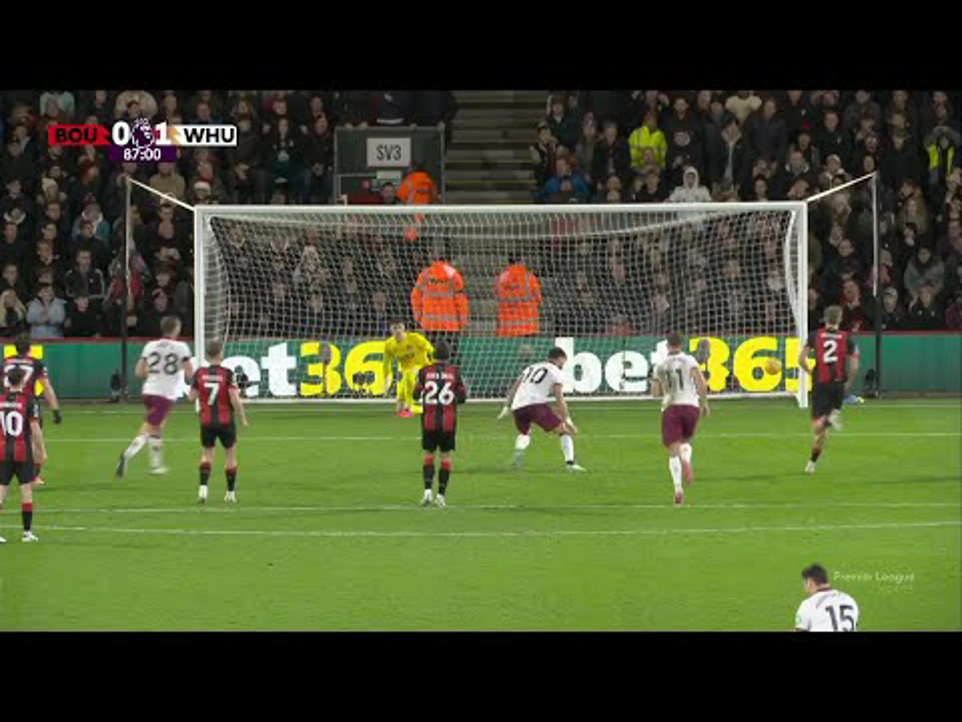 Lucas Paquetá | 87ᵗʰ Minute Penalty Goal v Bournemouth