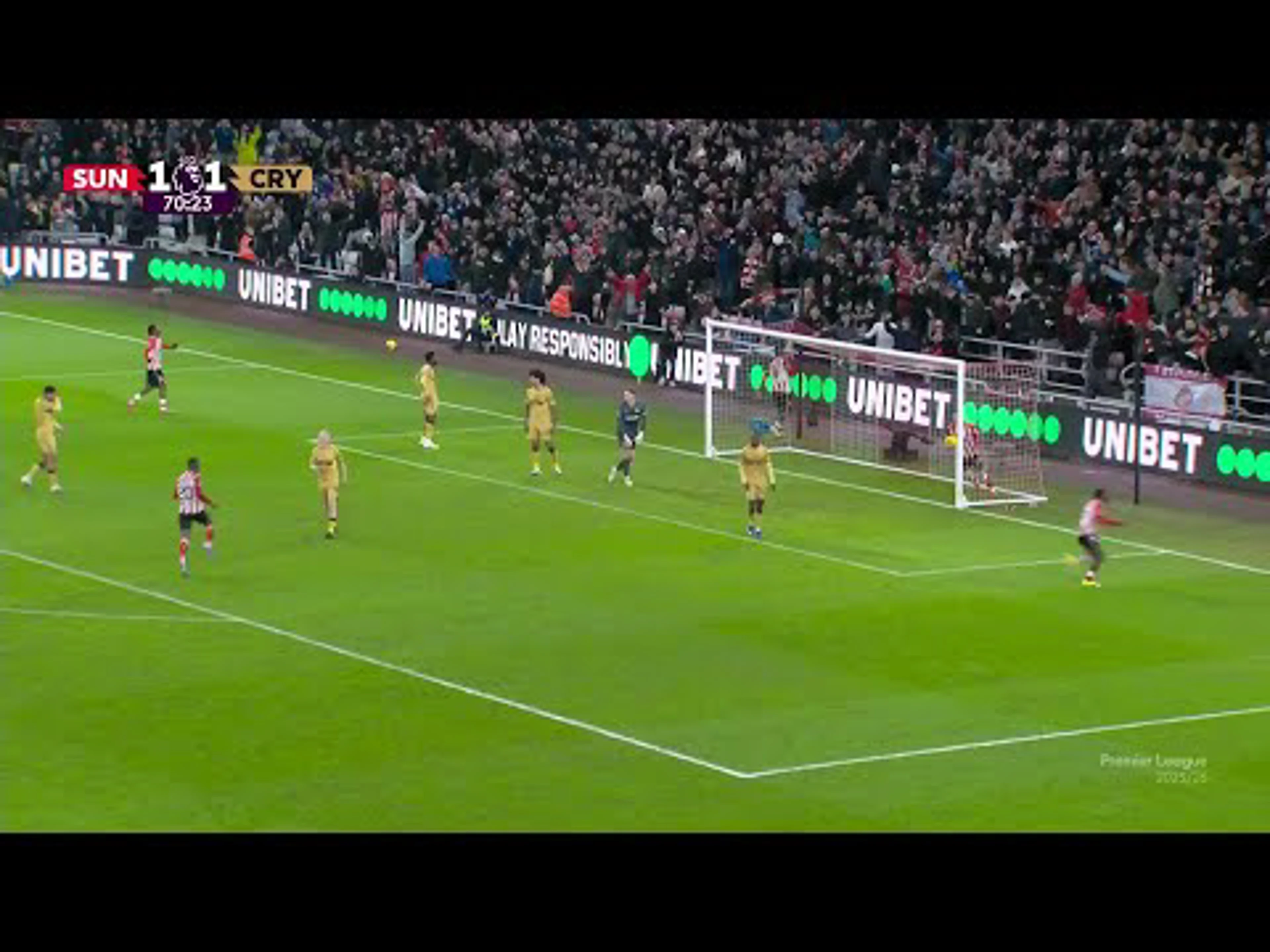 Brian Brobbey | 71ˢᵗ Minute Spectacular Short Goal v Crystal Palace