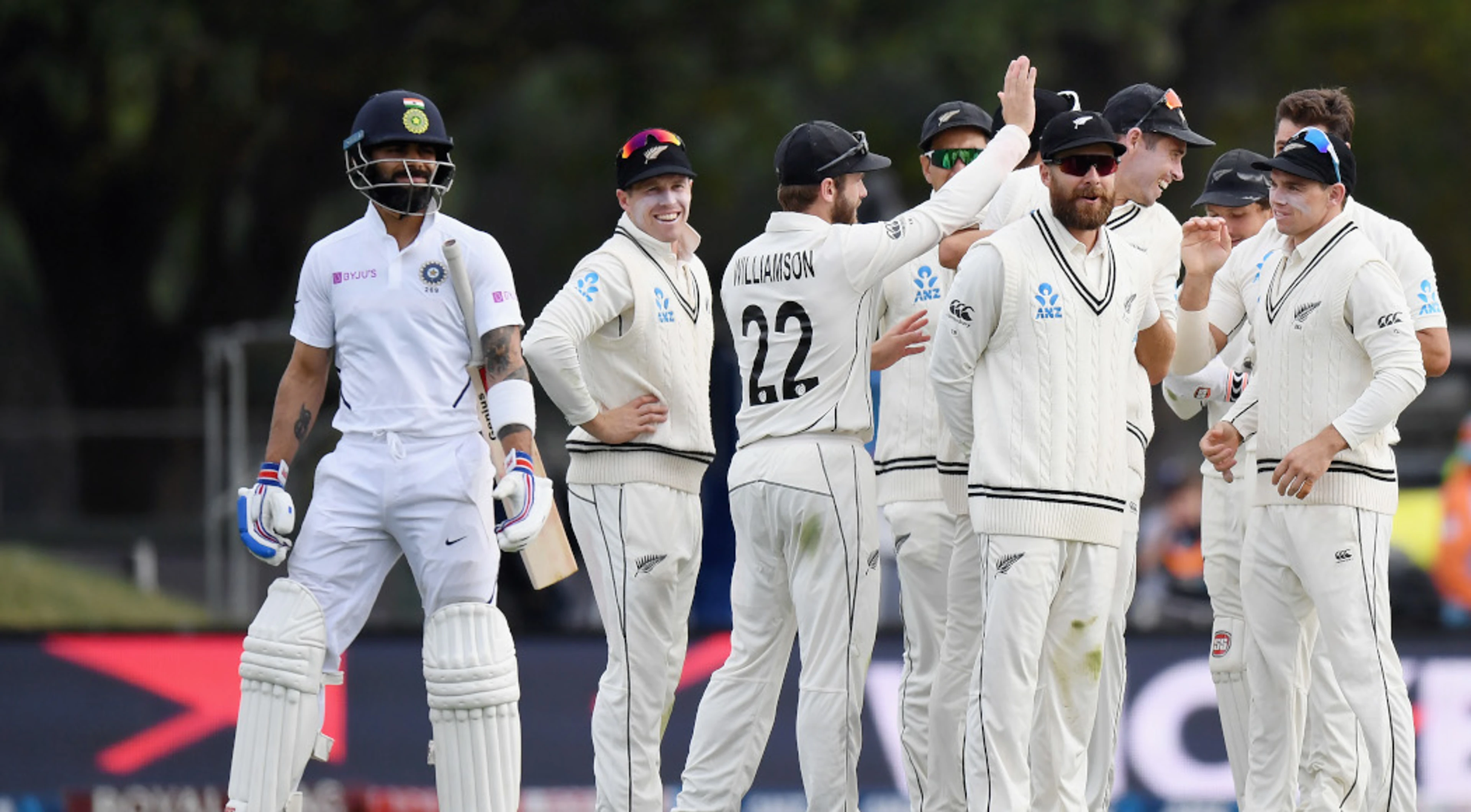 Kohli fails again as India hold 97-run lead over New Zealand