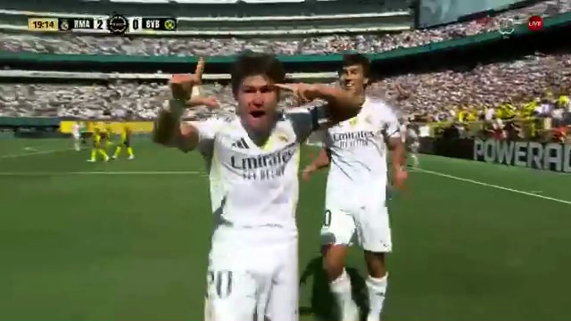 Fran Garcia Goal | Real Madrid v Dortmund | FIFA Club World Cup Quarter Finals