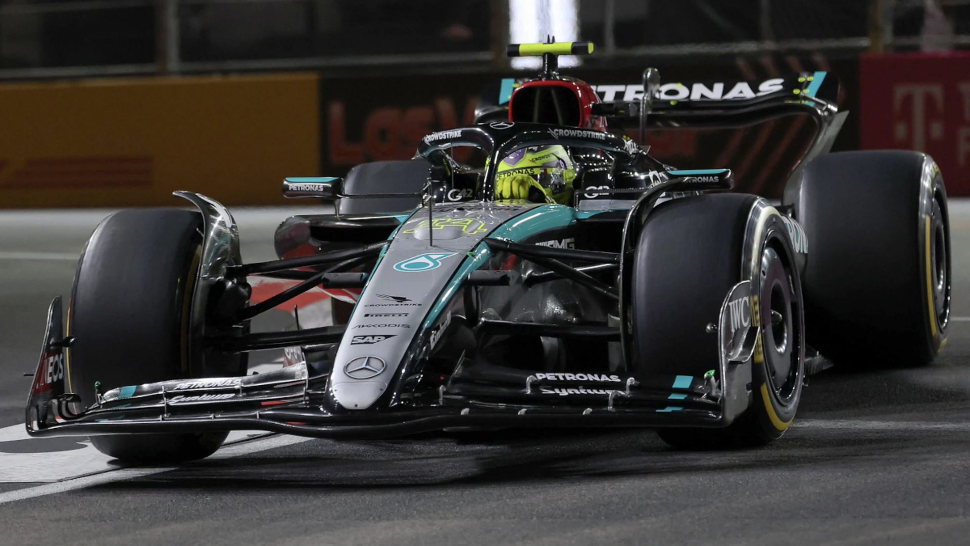 ON FORM: Hamilton on top in Vegas as Verstappen struggles