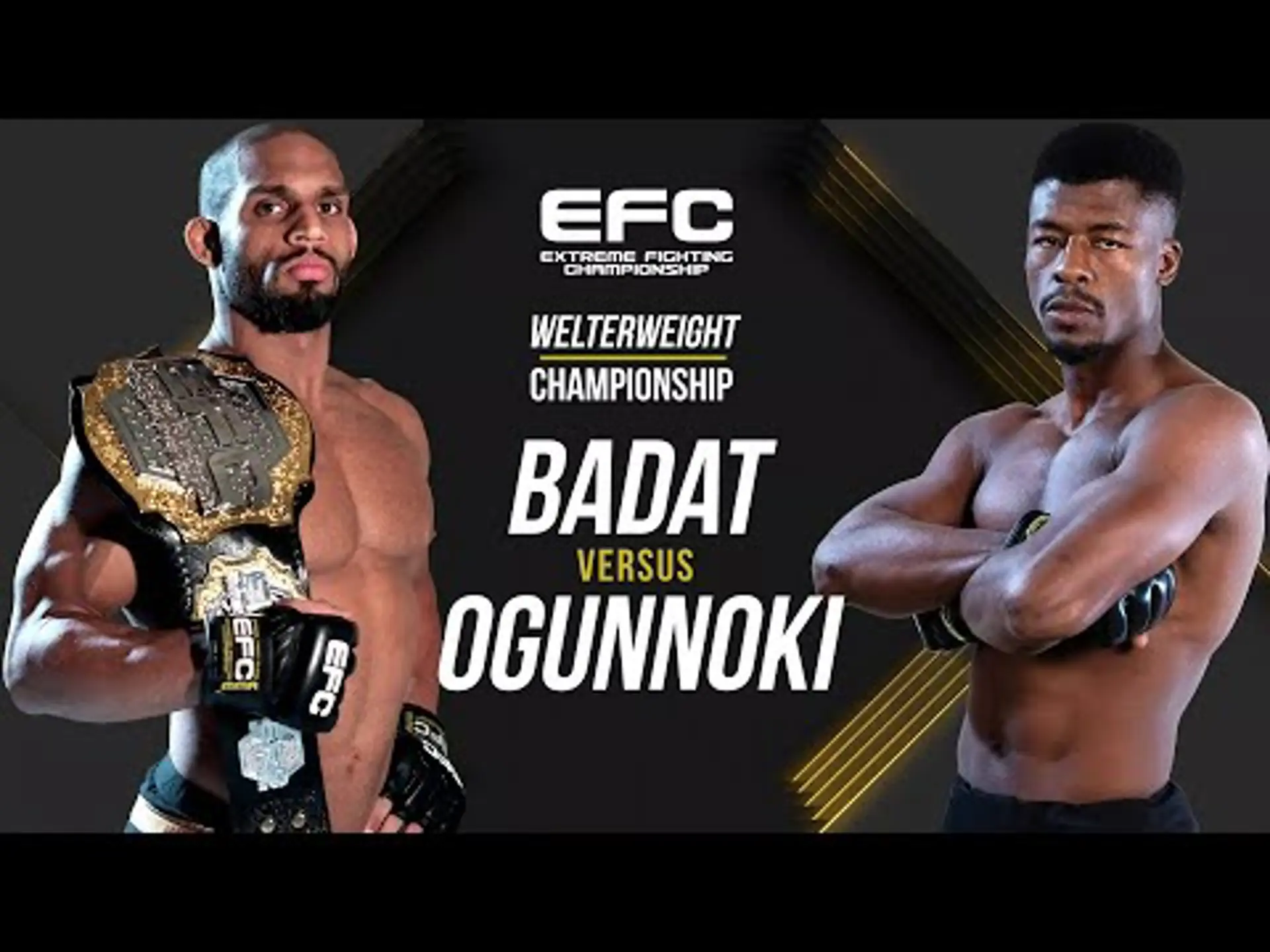 Zaakir Badat v Segun Ogunnoki | Welterweight Title Bout | Highlights | EFC 124