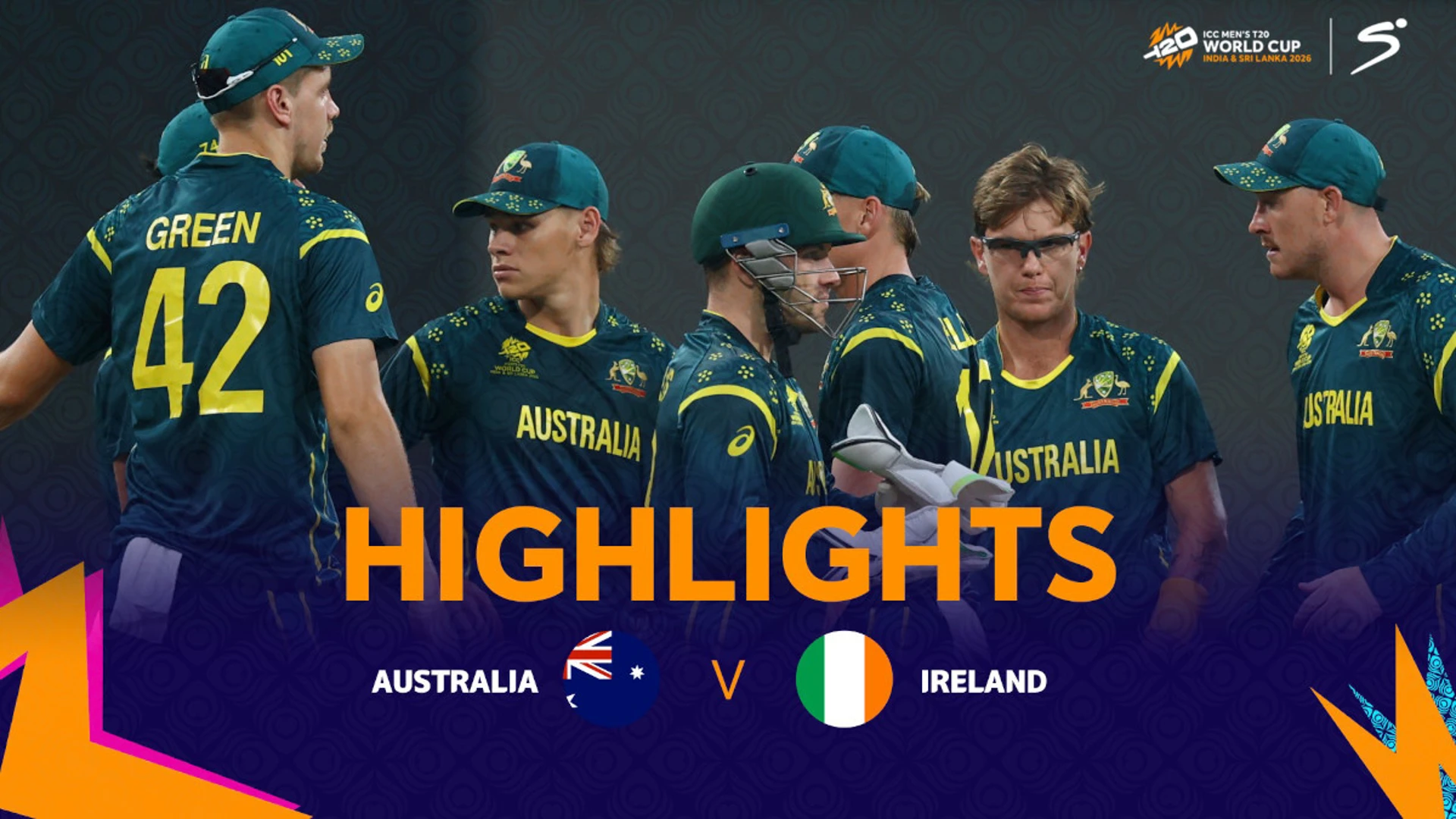 Australia v Ireland | Match Highlights | ICC T20 World Cup Group B
