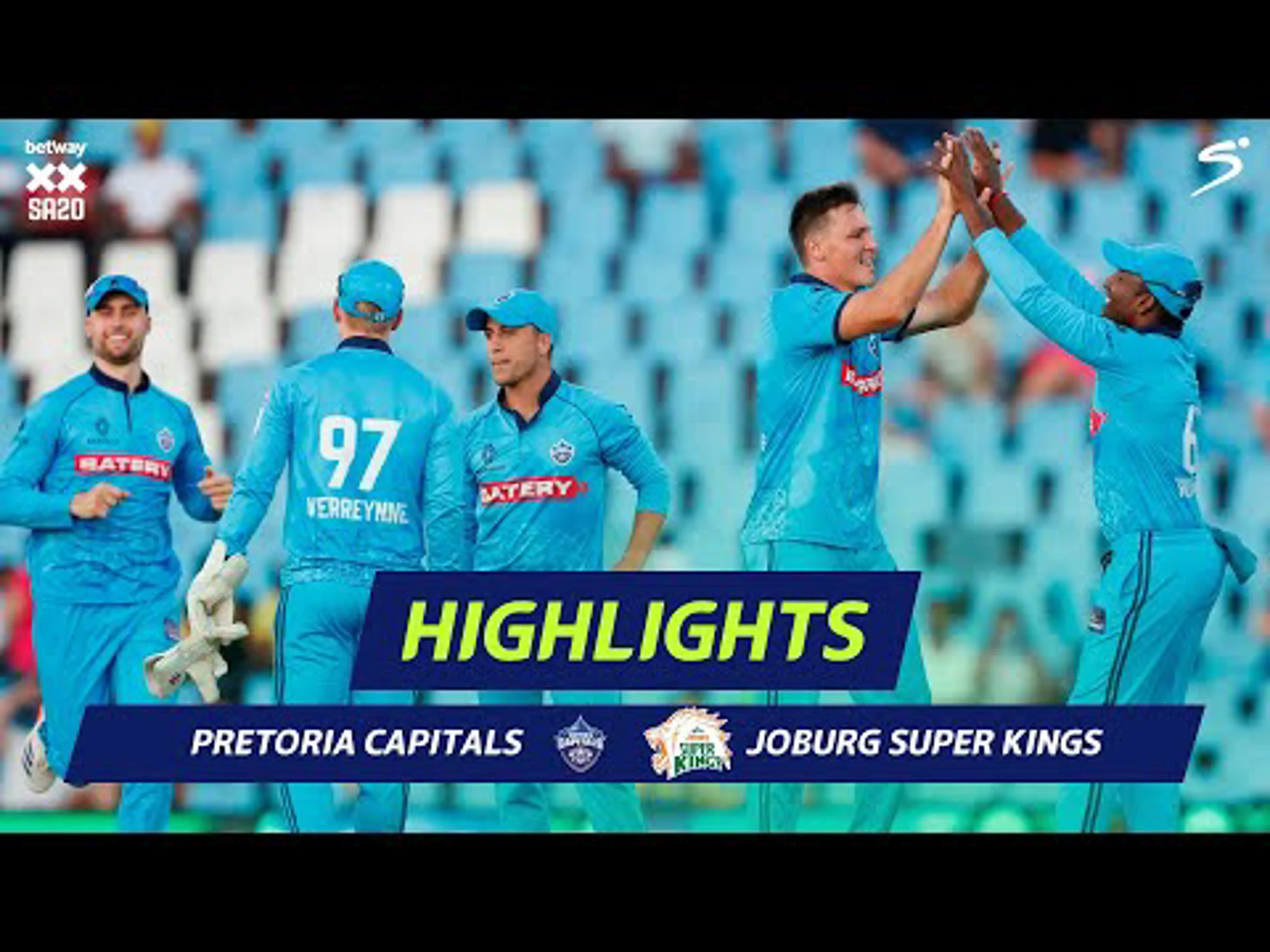 Pretoria Capitals v Joburg Super Kings | Short Highlights | Betway SA20