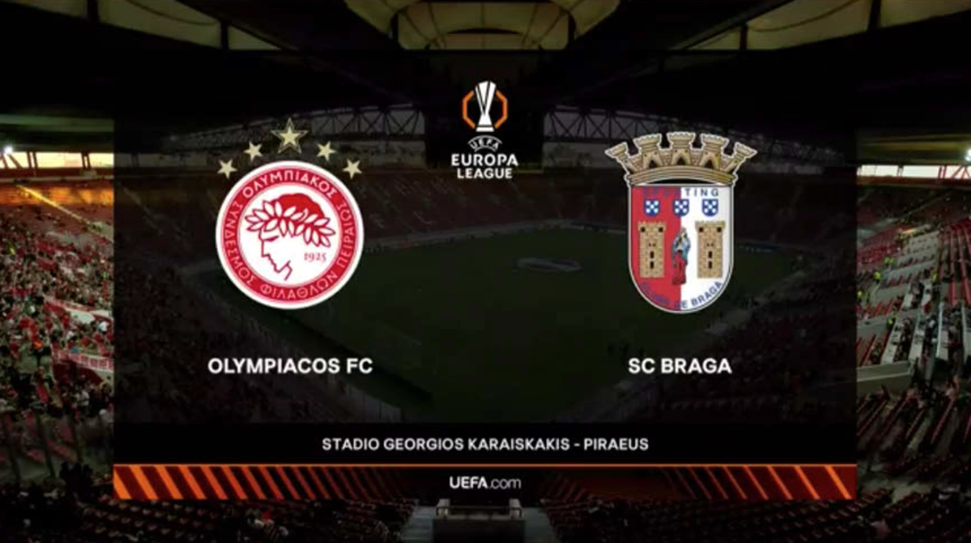 Olympiacos v Braga | Match Highlights | UEFA Europa League